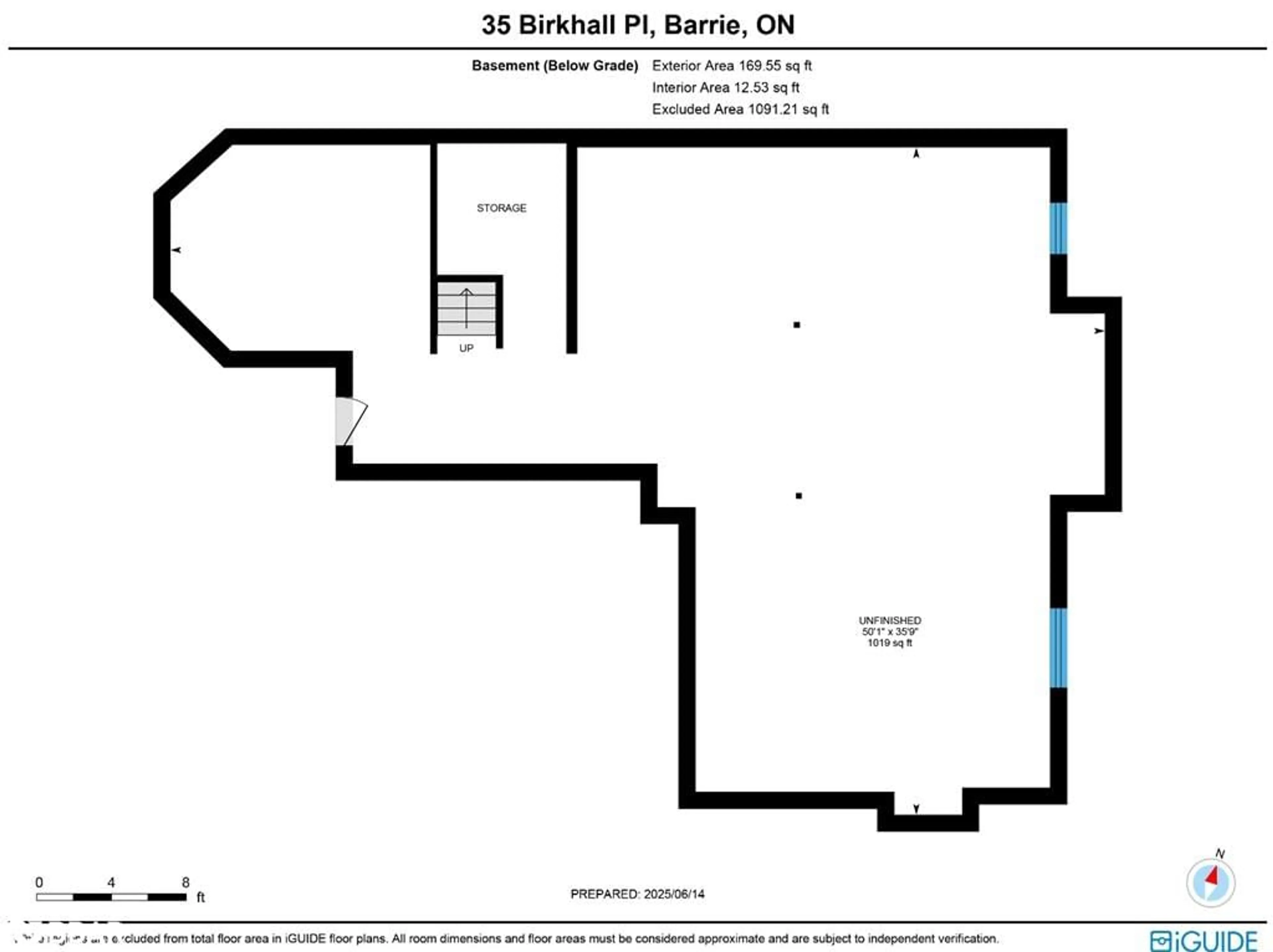Floor plan for 35 Birkhall Pl, Barrie Ontario L4N 0K5