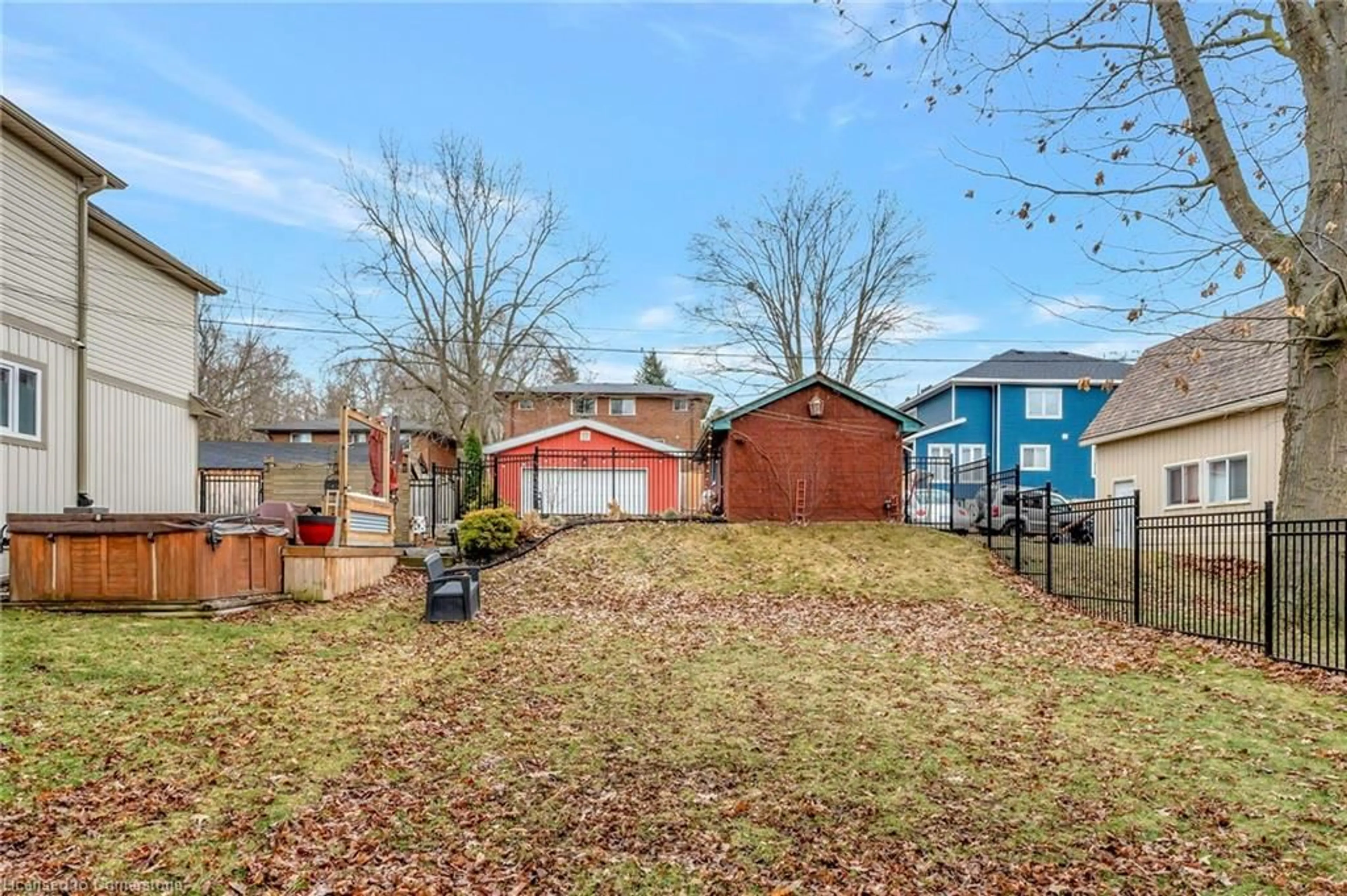 A pic from outside/outdoor area/front of a property/back of a property/a pic from drone, street for 242 Queen St, Cambridge Ontario N3C 2B5