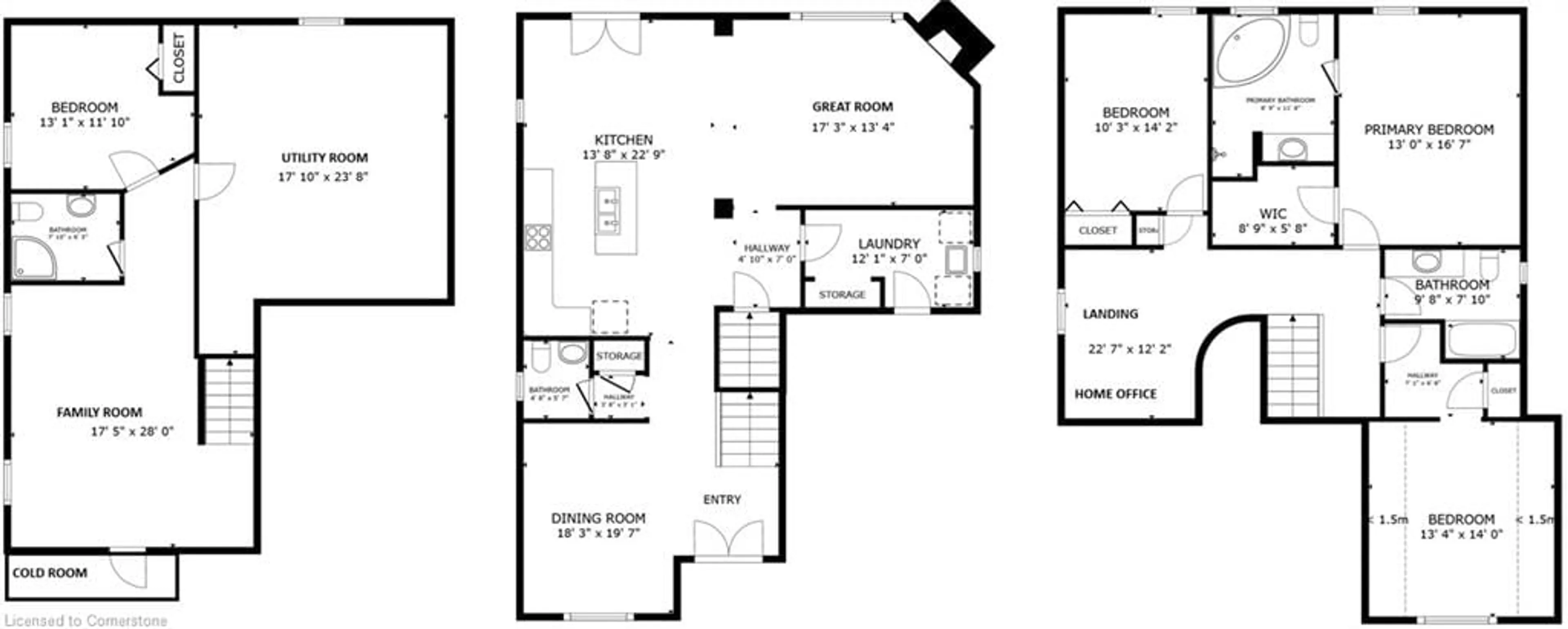 Floor plan for 23 Laycock St, Brantford Ontario N3S 0A4