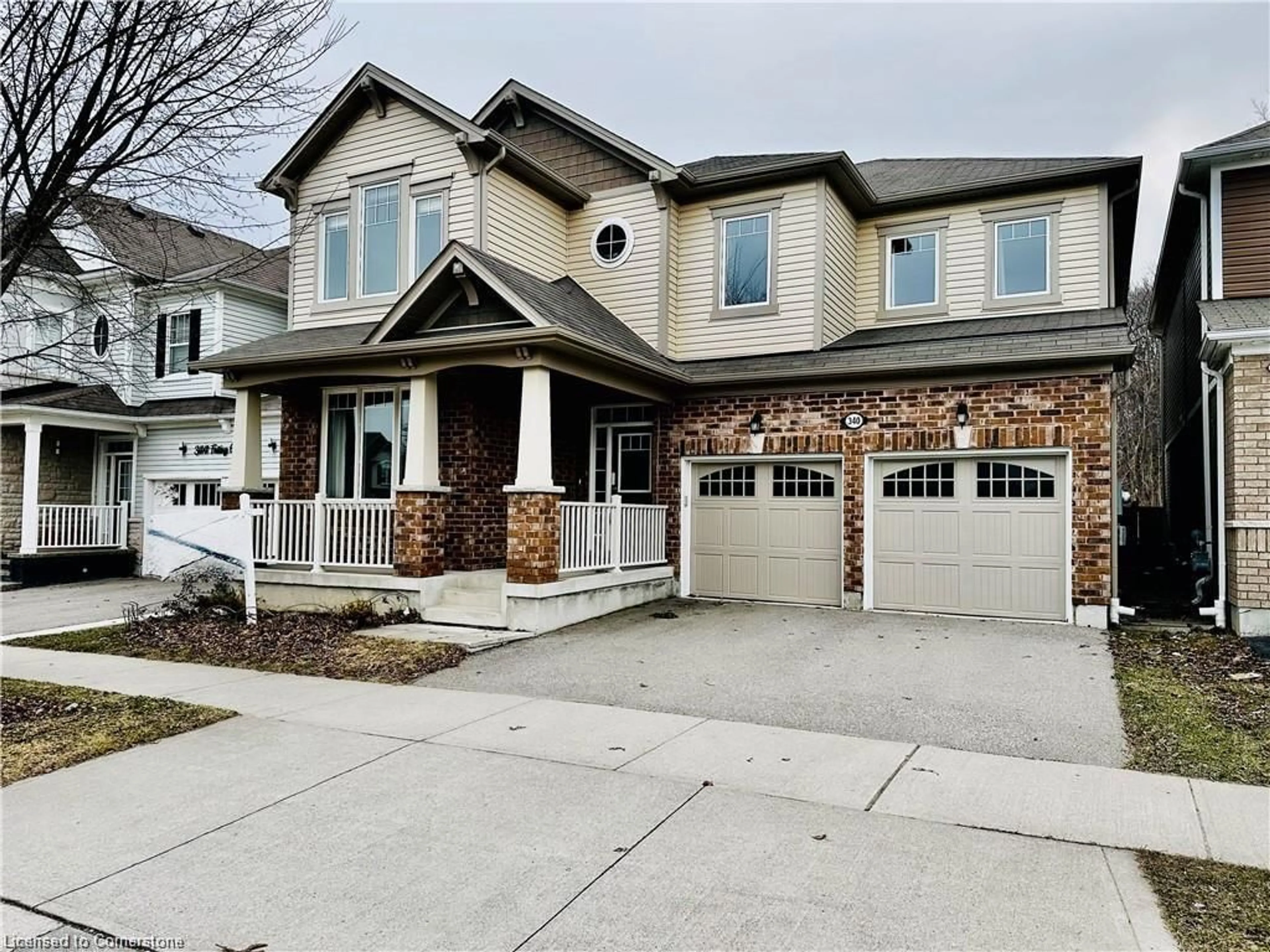 Home with brick exterior material, street for 340 Falling Green Cres, Kitchener Ontario N2R 0G4