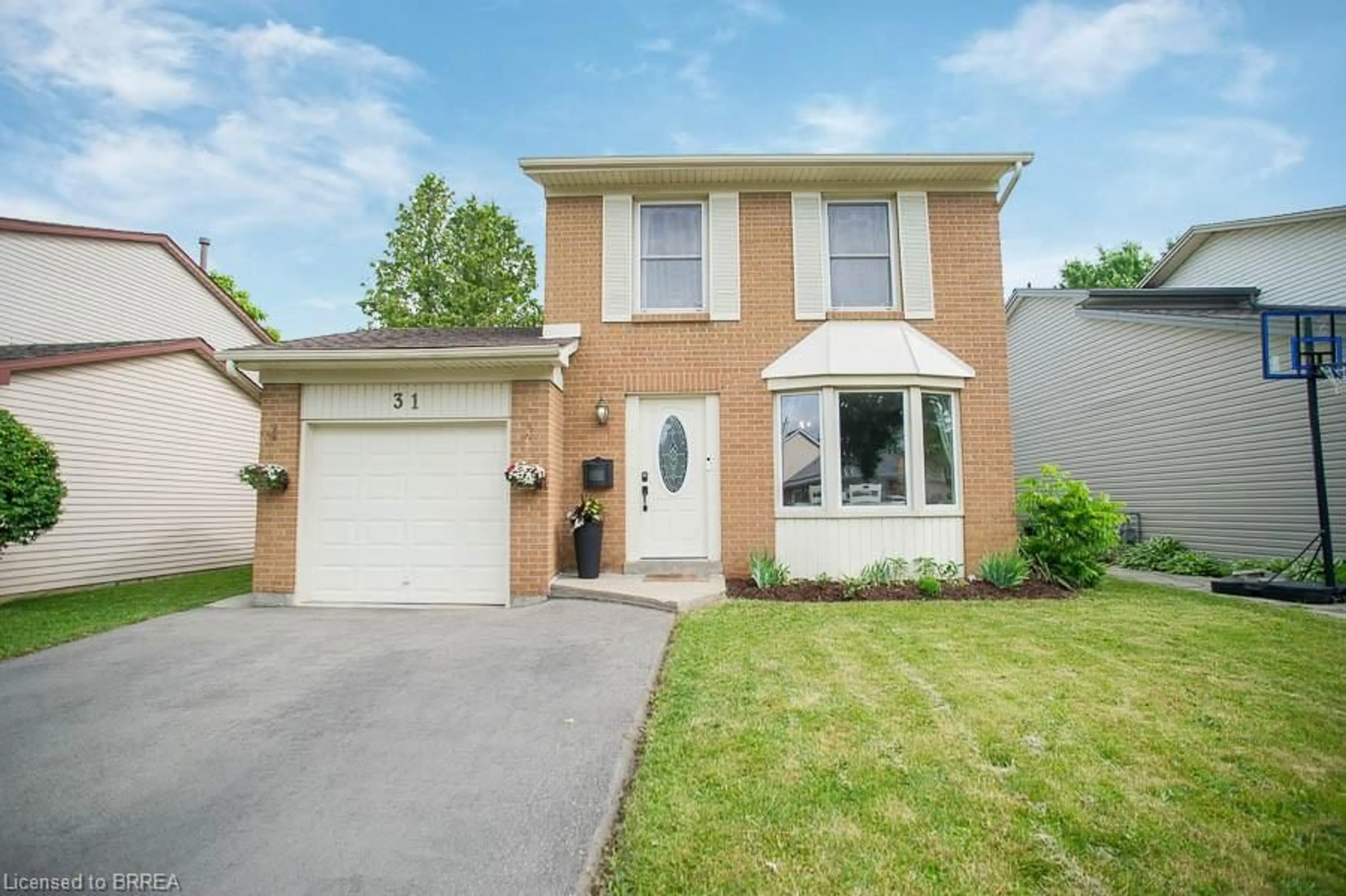 Home with brick exterior material, street for 31 Gaitwin St, Brantford Ontario N3P 1A9