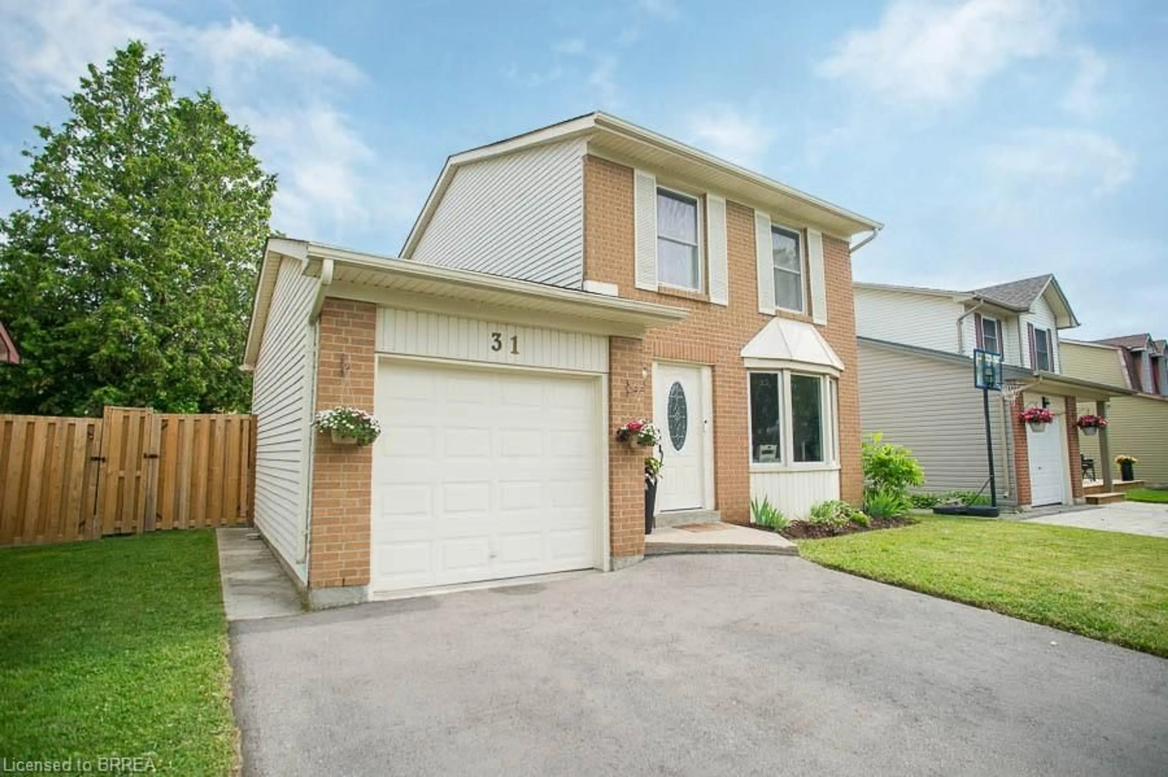Home with vinyl exterior material, street for 31 Gaitwin St, Brantford Ontario N3P 1A9