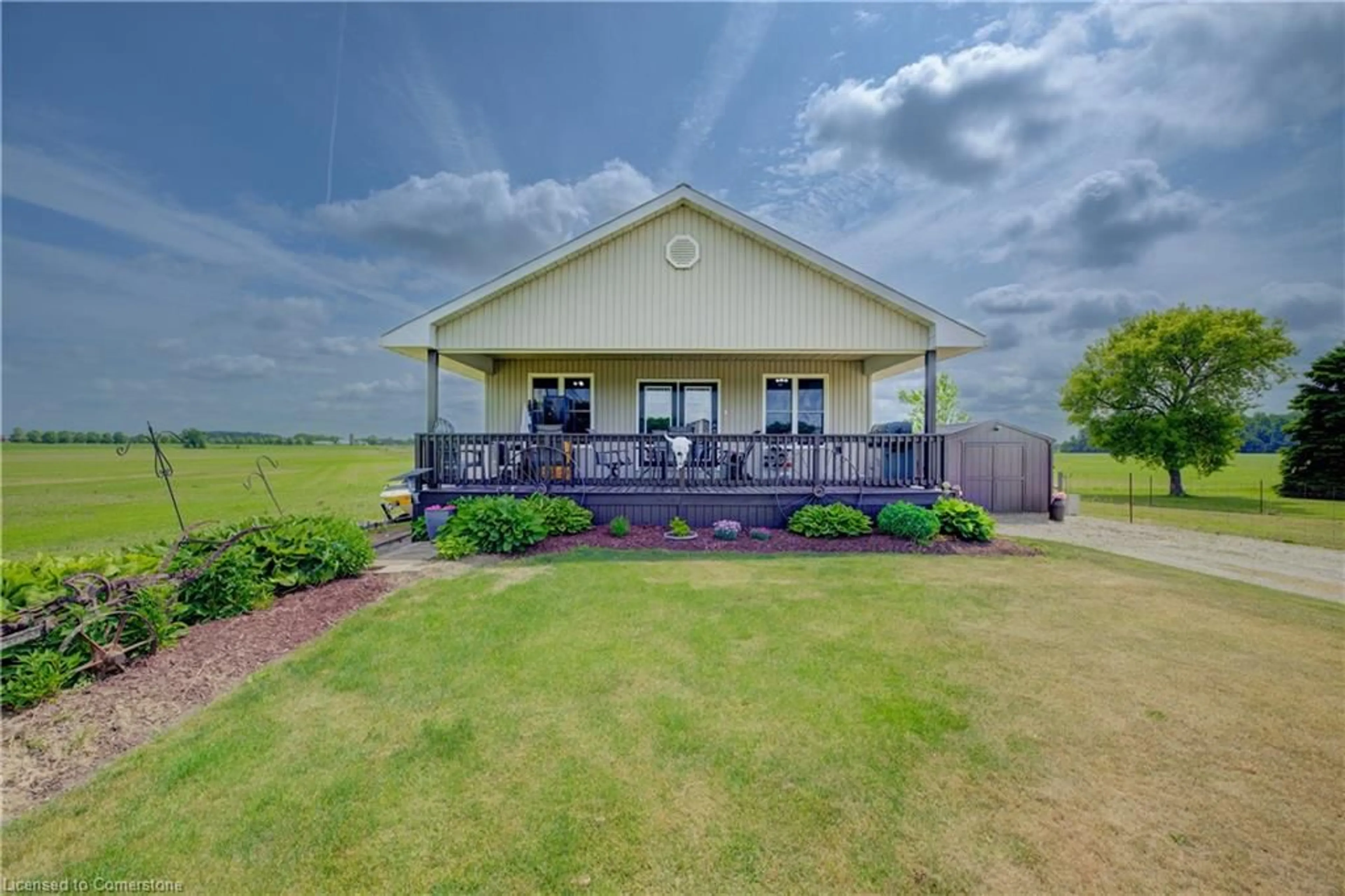 A pic from outside/outdoor area/front of a property/back of a property/a pic from drone, building for 733014 Pick Line, Norwich Ontario N0J 1P0