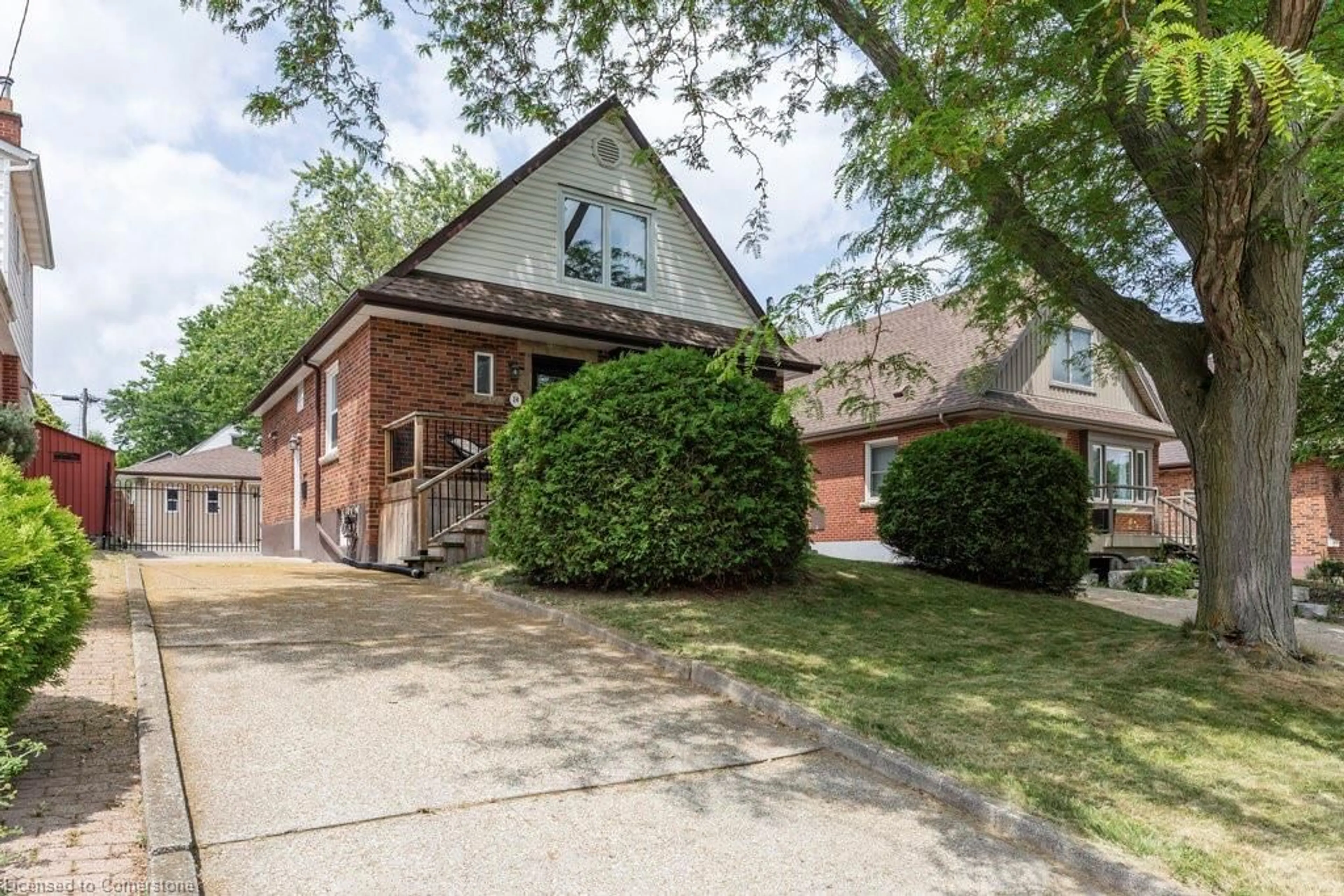 Home with brick exterior material, street for 14 Martin Rd, Hamilton Ontario L8K 3N1