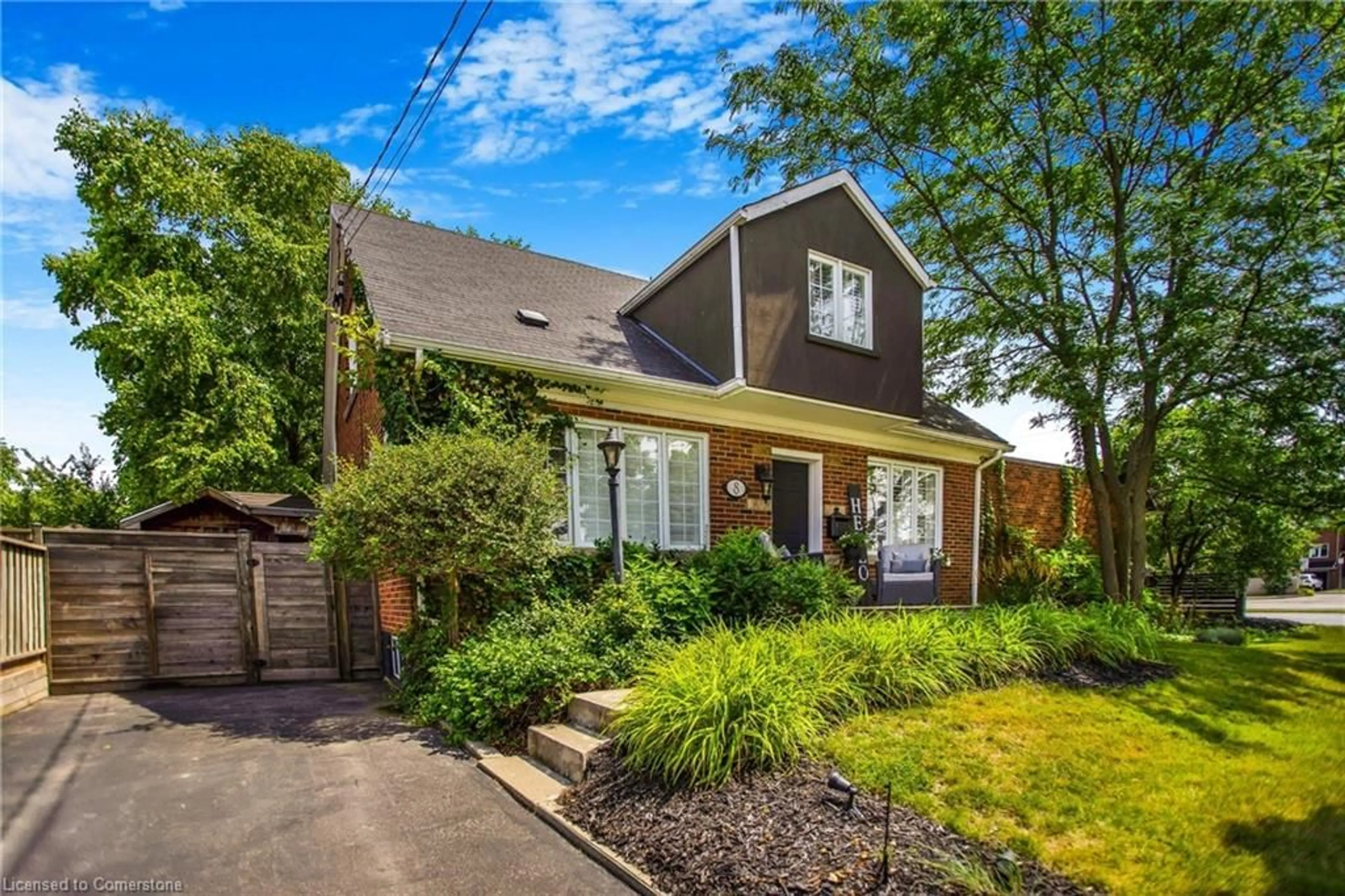 Home with brick exterior material, street for 8 Warwick Rd, Hamilton Ontario L8E 1Y3