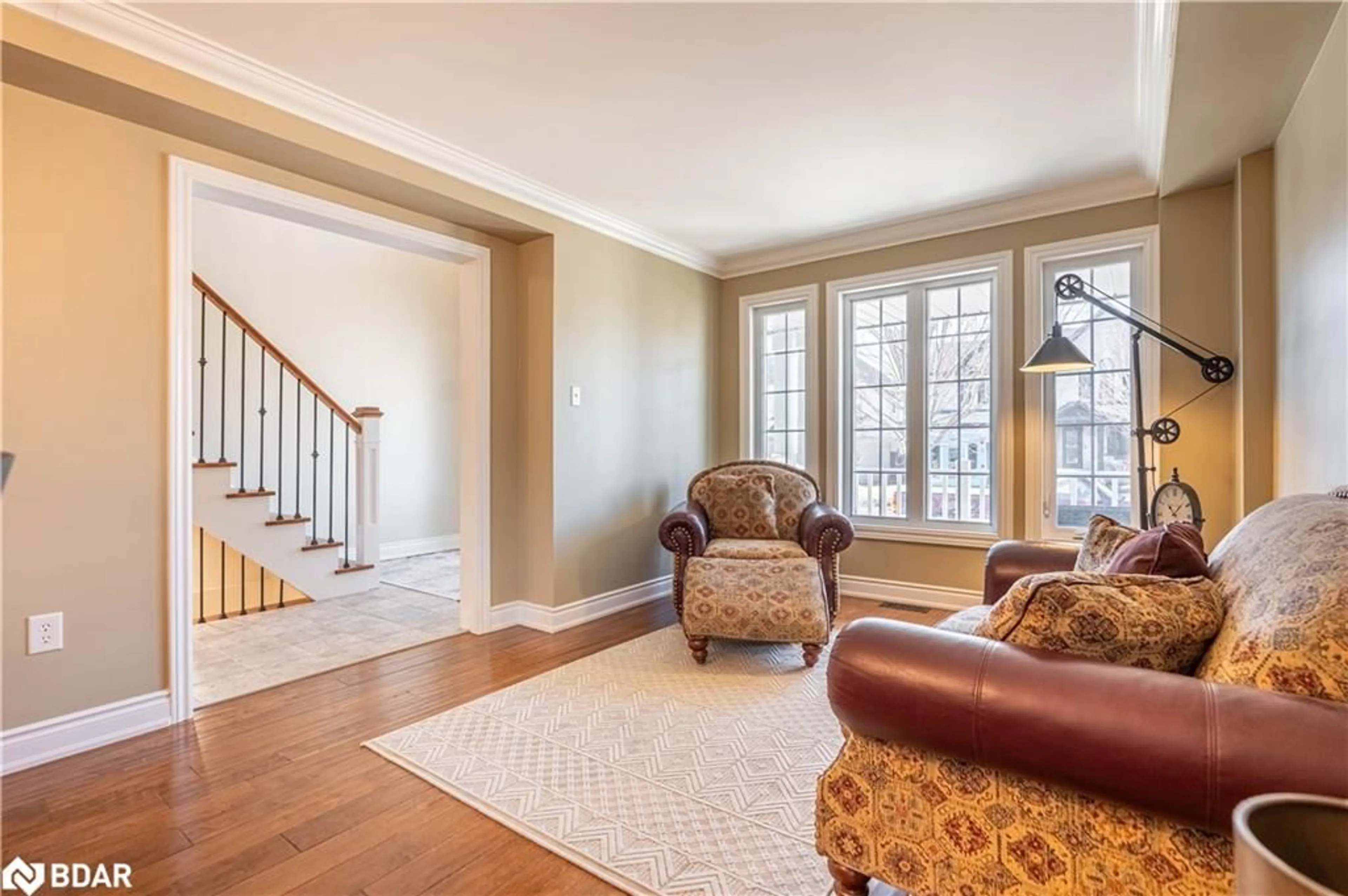 Living room with furniture, unknown for 7 Counsellor Terr, Barrie Ontario L4M 7H1