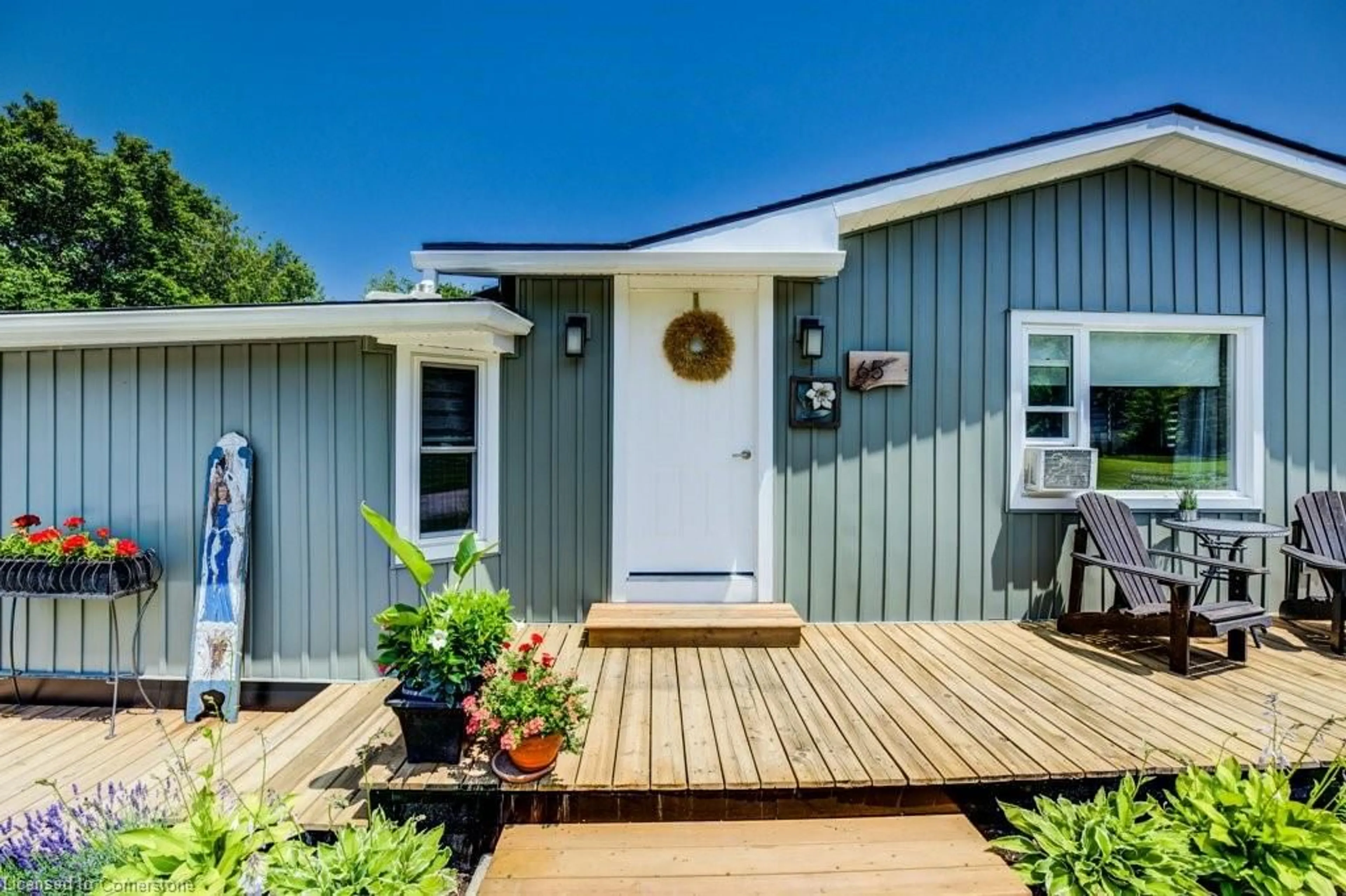 Home with vinyl exterior material, street for 495856 10th Line #65, Woodstock Ontario N4S 7V7