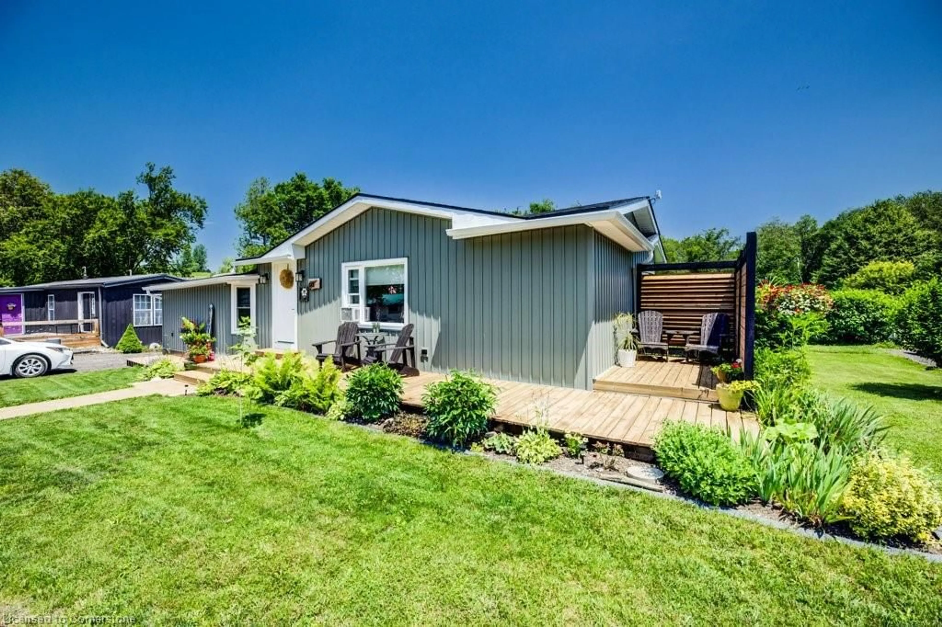 Home with vinyl exterior material, street for 495856 10th Line #65, Woodstock Ontario N4S 7V7