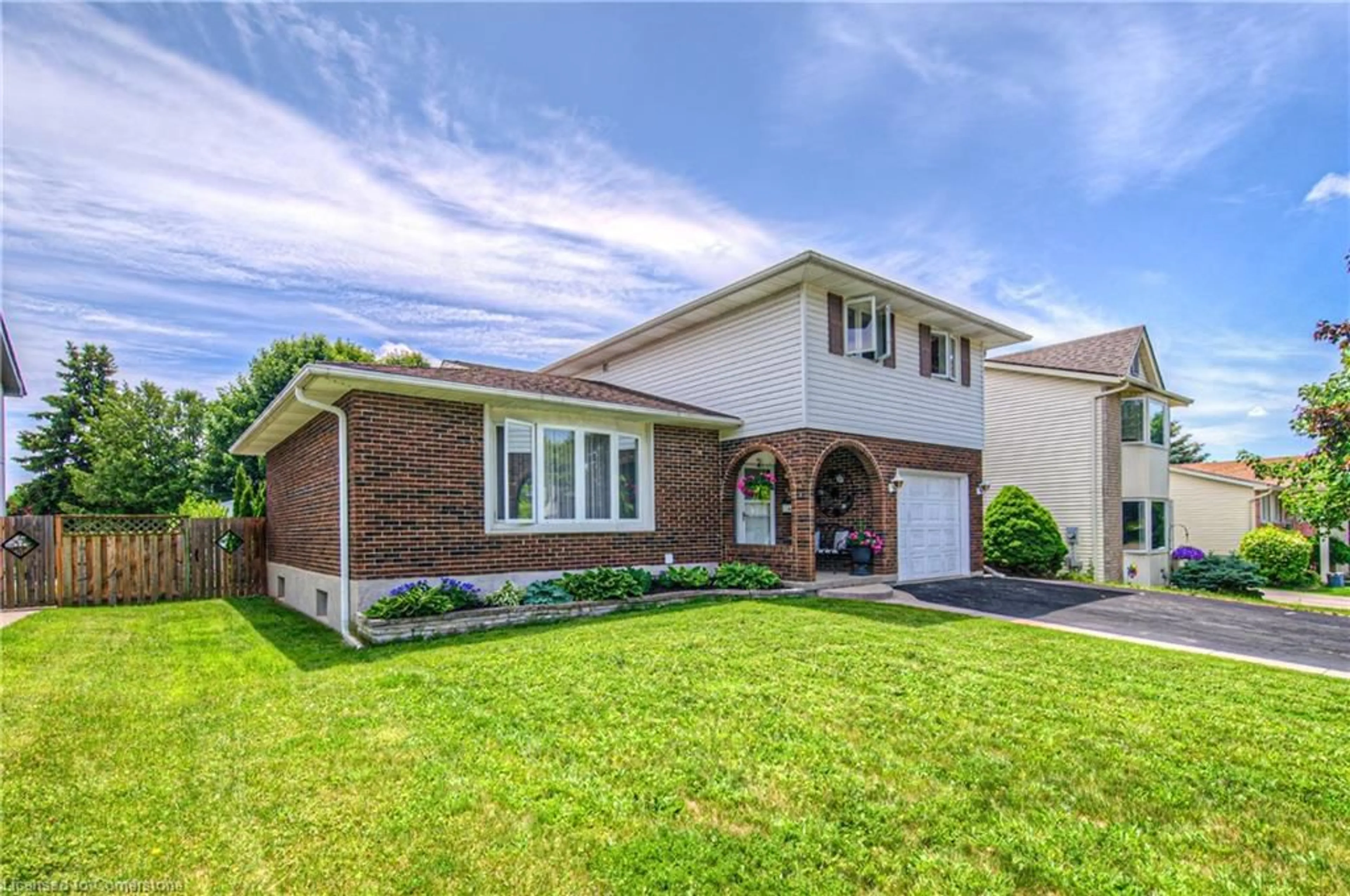 Home with brick exterior material, street for 54 Dalkeith Dr, Cambridge Ontario N1S 4P1