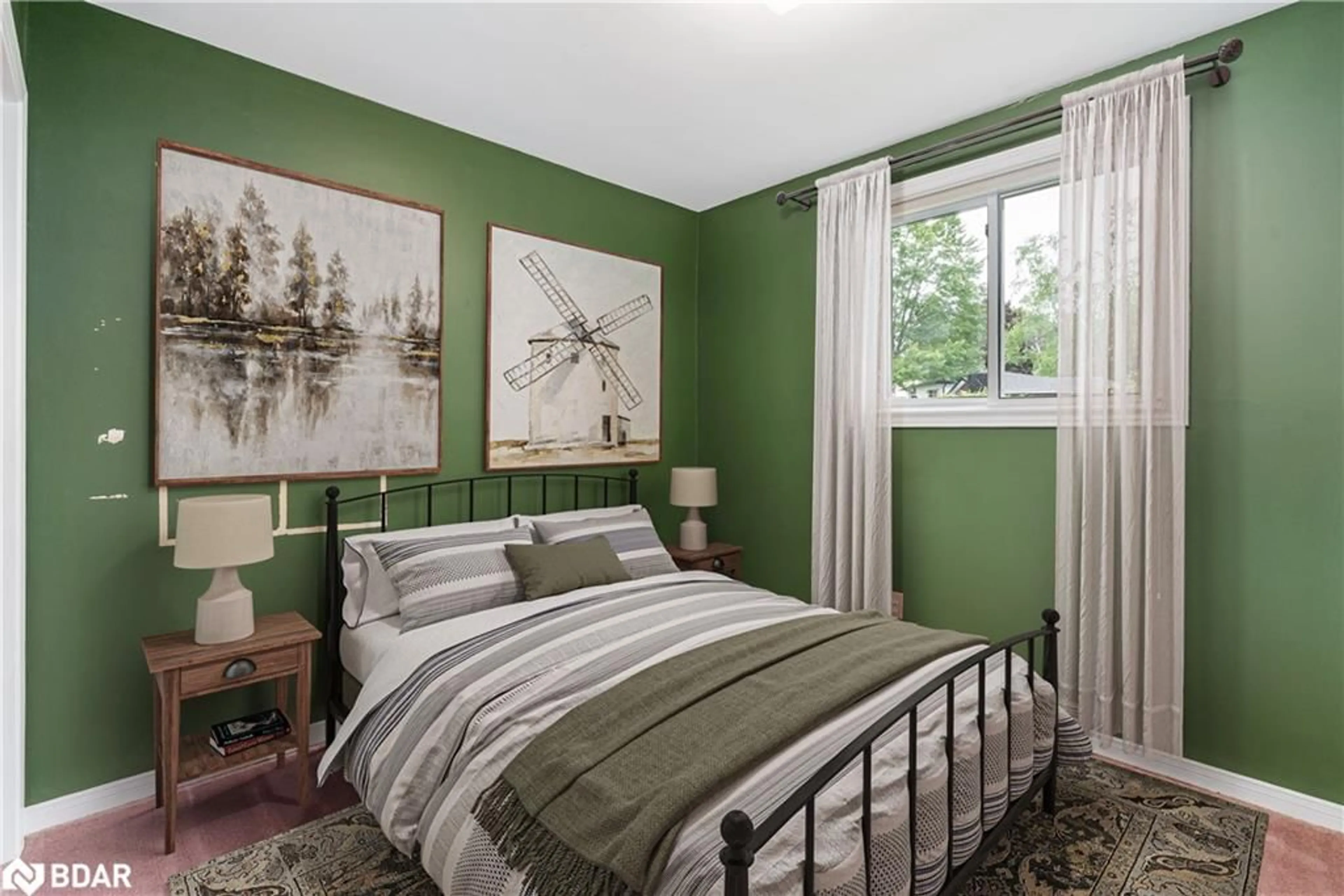 Bedroom with bed, unknown for 1 Robert Blvd, Hillsdale Ontario L0L 1V0