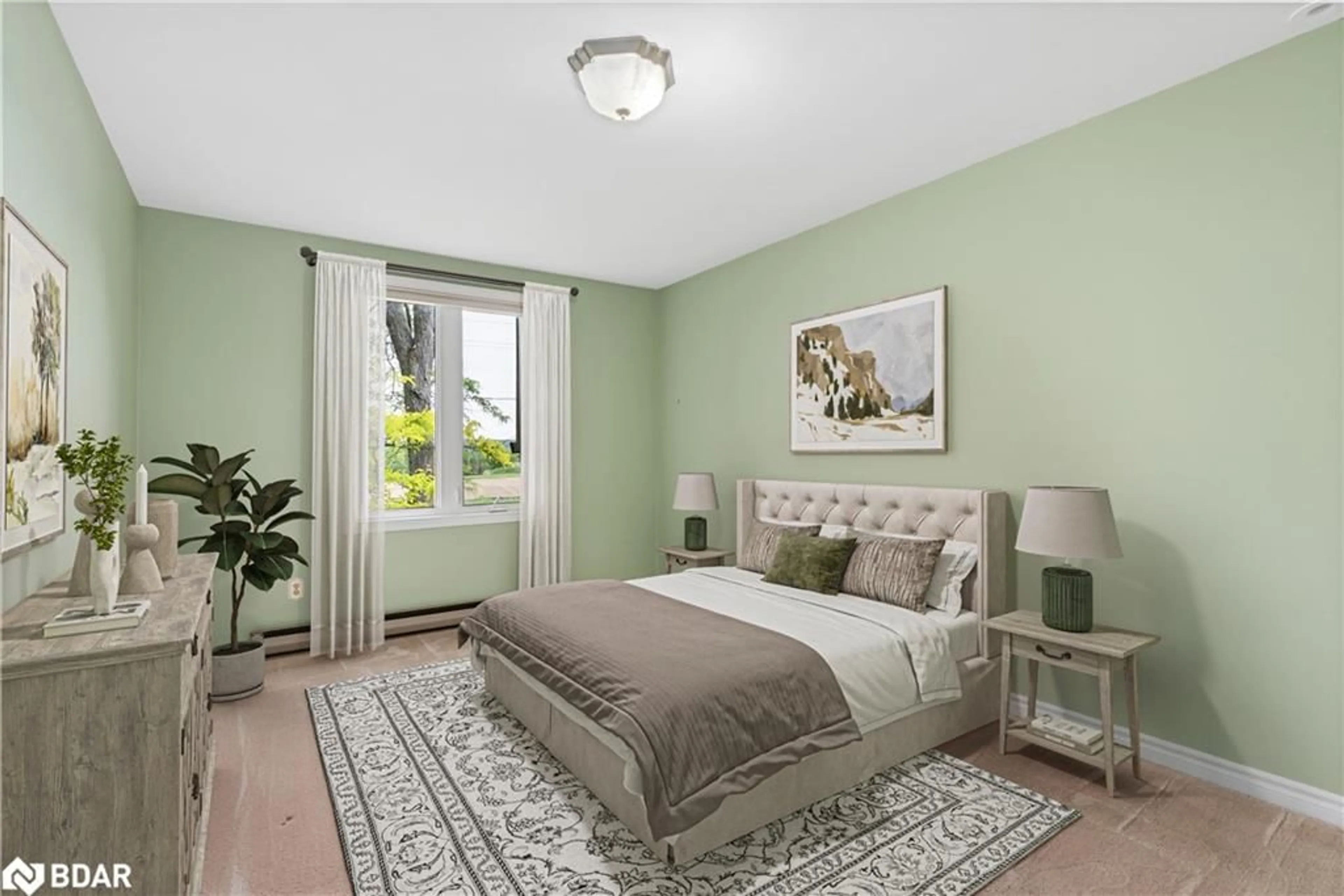 Bedroom with bed, unknown for 1 Robert Blvd, Hillsdale Ontario L0L 1V0