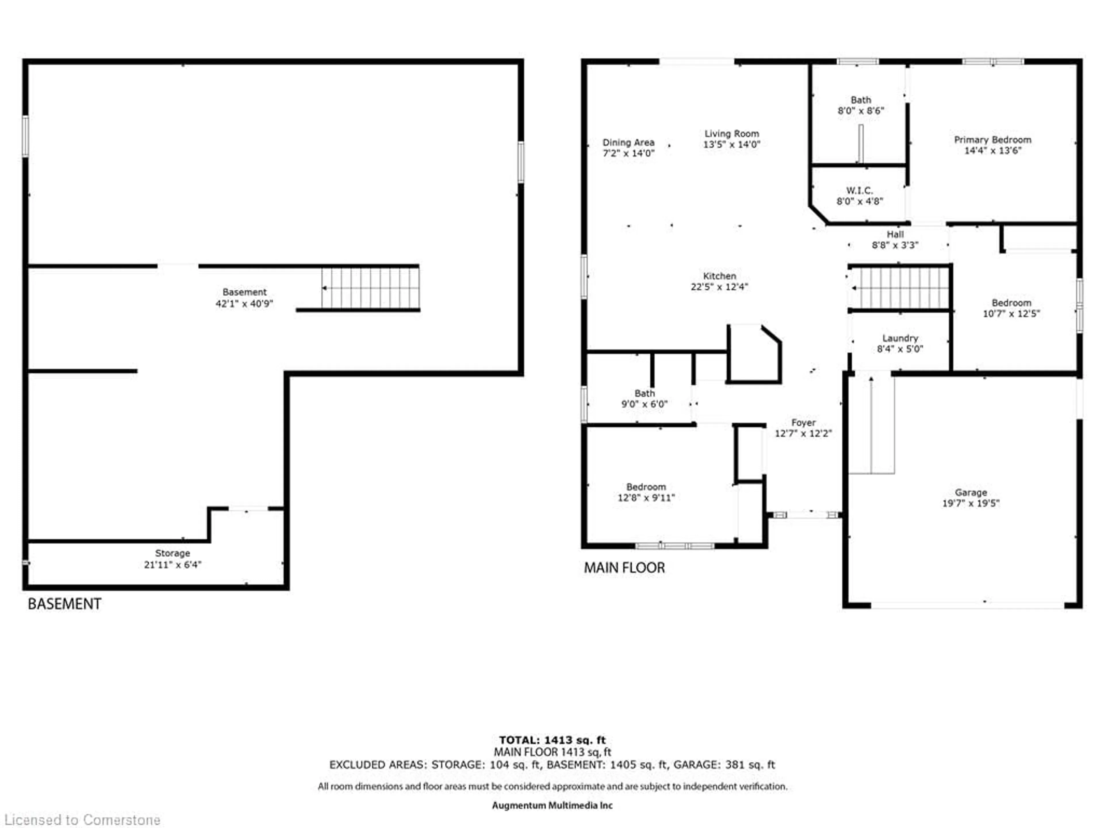 Floor plan for 192 Talbot St, Courtland Ontario N0J 1E0