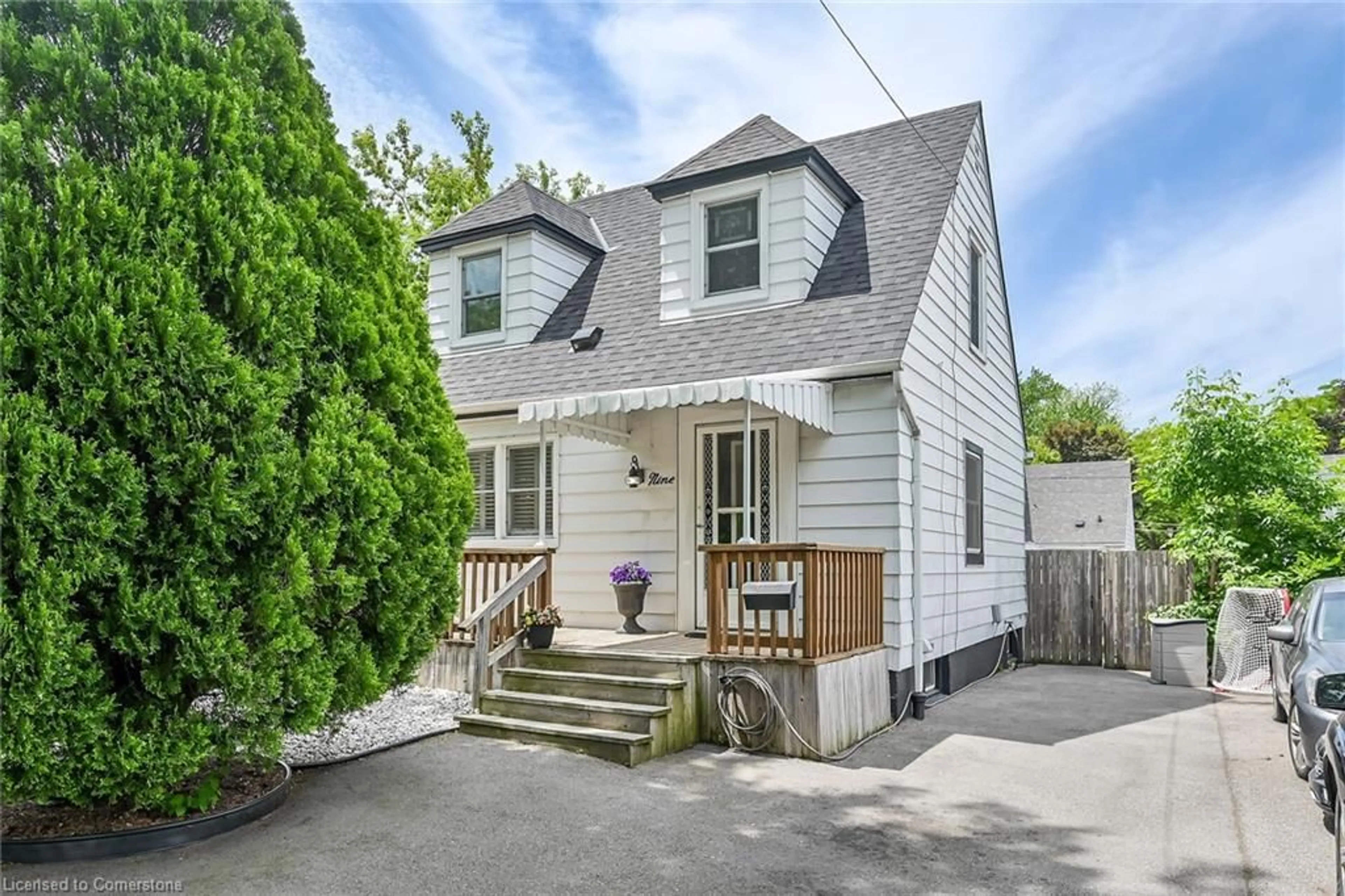 Home with vinyl exterior material, street for 9 Bernard St, Hamilton Ontario L8H 6C5