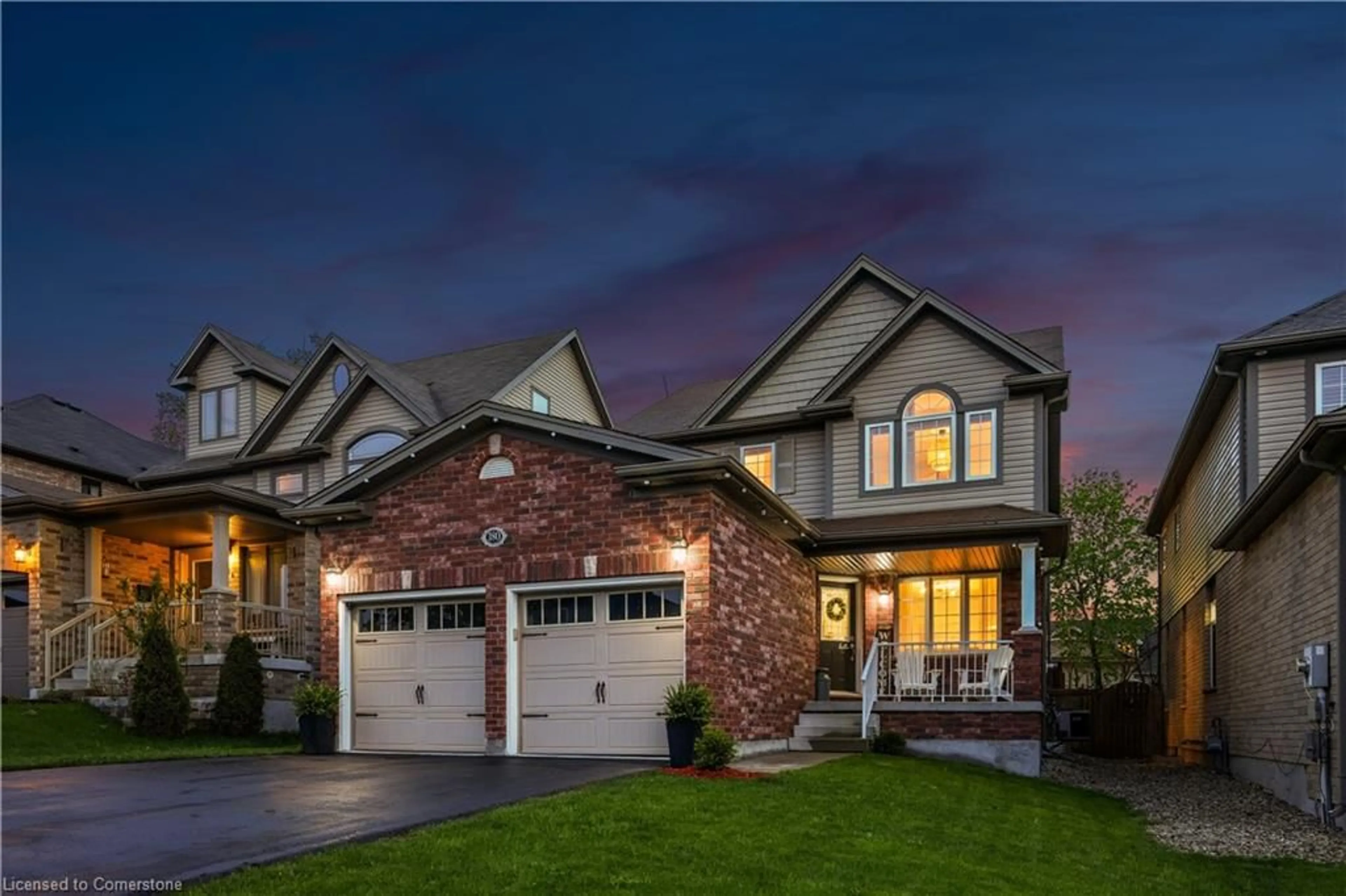 Home with brick exterior material, street for 180 Coker Crescent Cres, Rockwood Ontario N0B 2K0