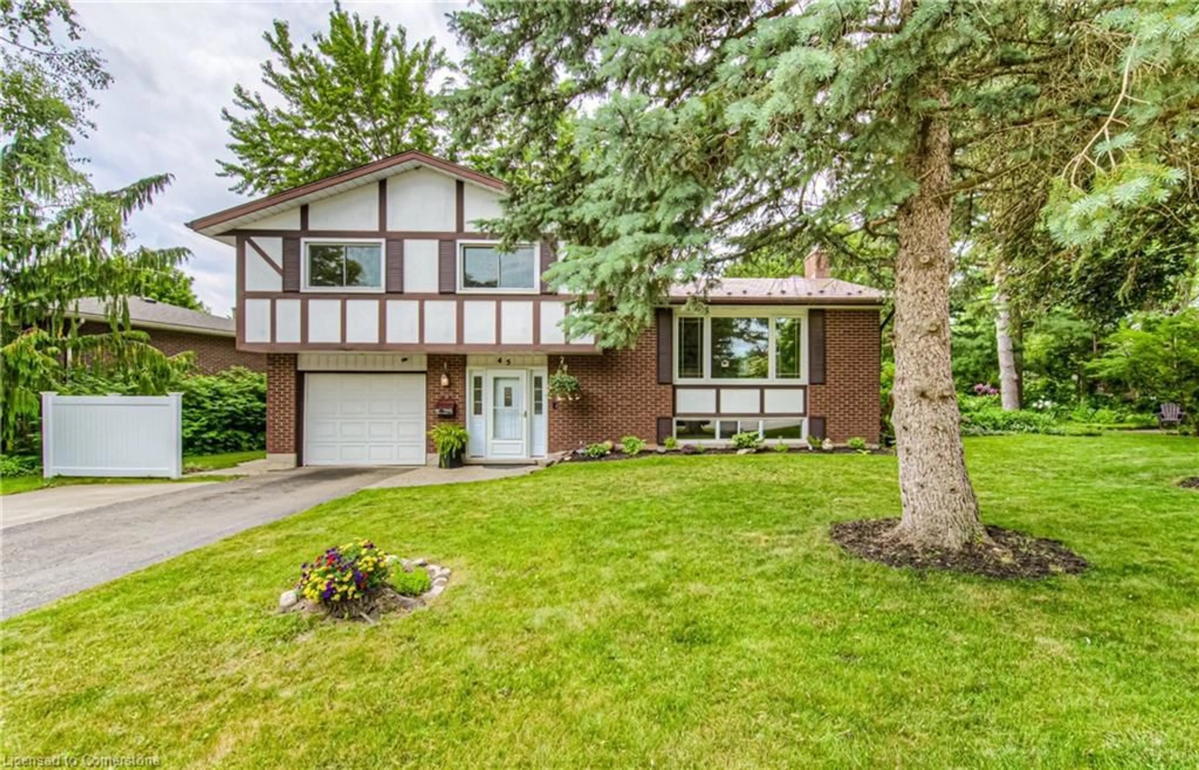 Home with vinyl exterior material, street for 45 Summit Ave, Kitchener Ontario N2M 4W4