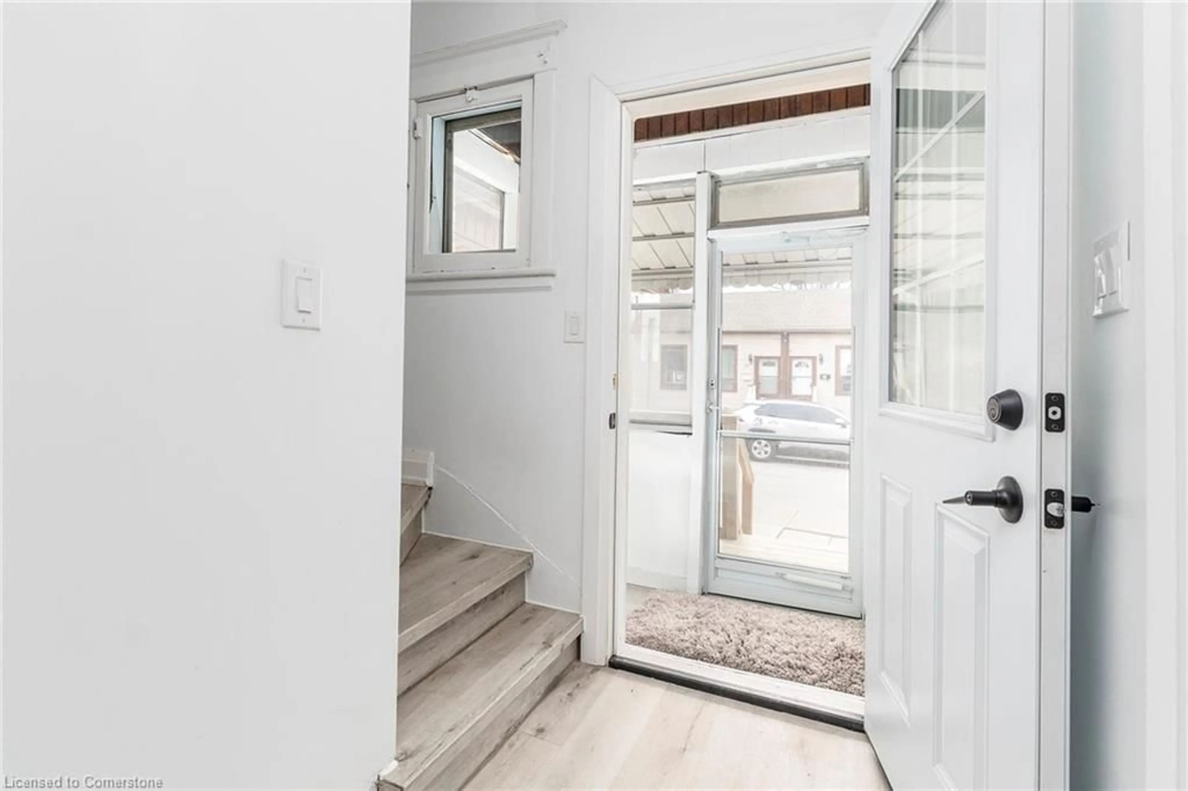 Indoor entryway for 27 Harvey St, Hamilton Ontario L8L 2L9