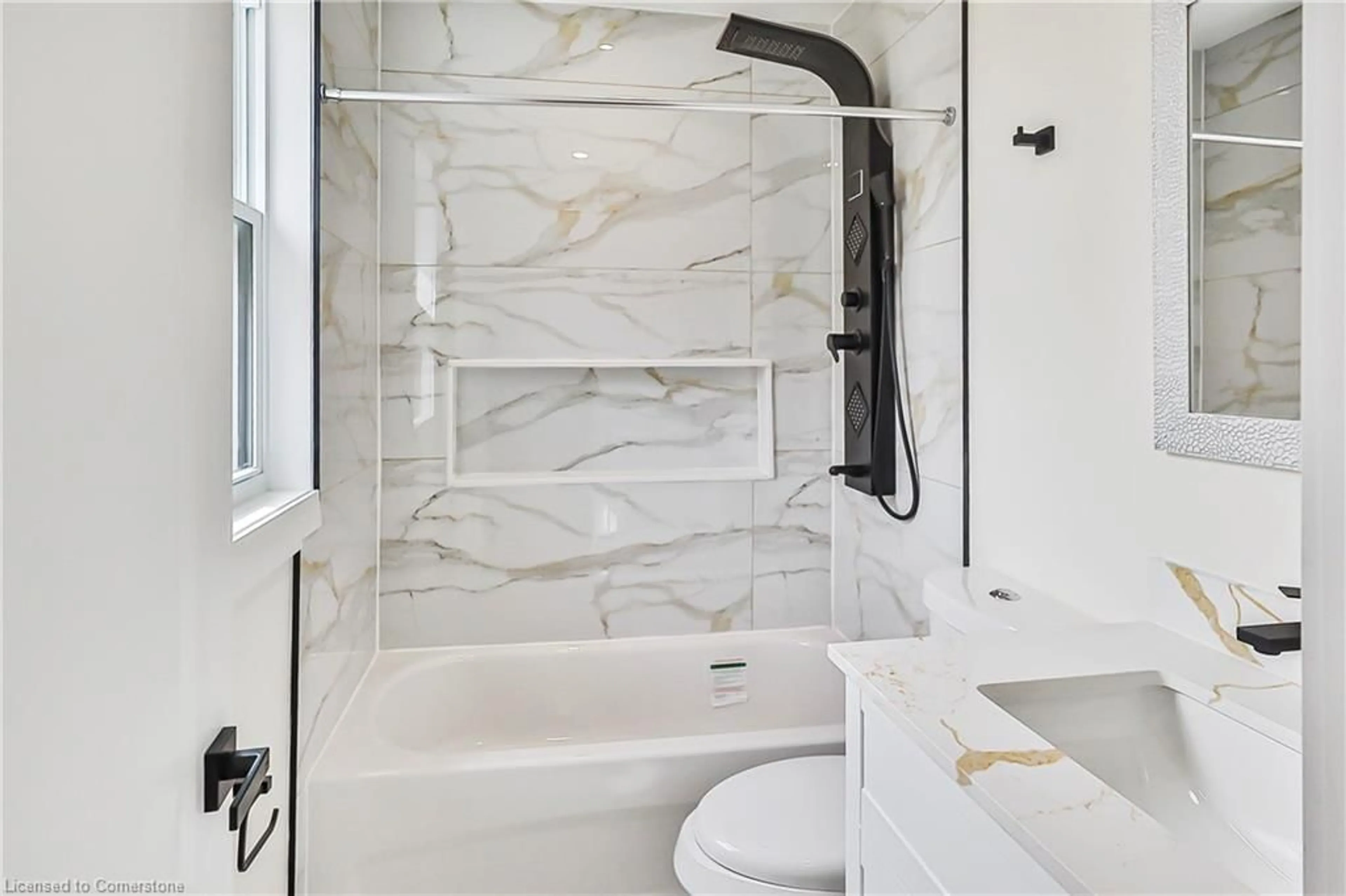Contemporary bathroom, ceramic/tile floor for 761 Guelph St, Kitchener Ontario N2H 5Z2