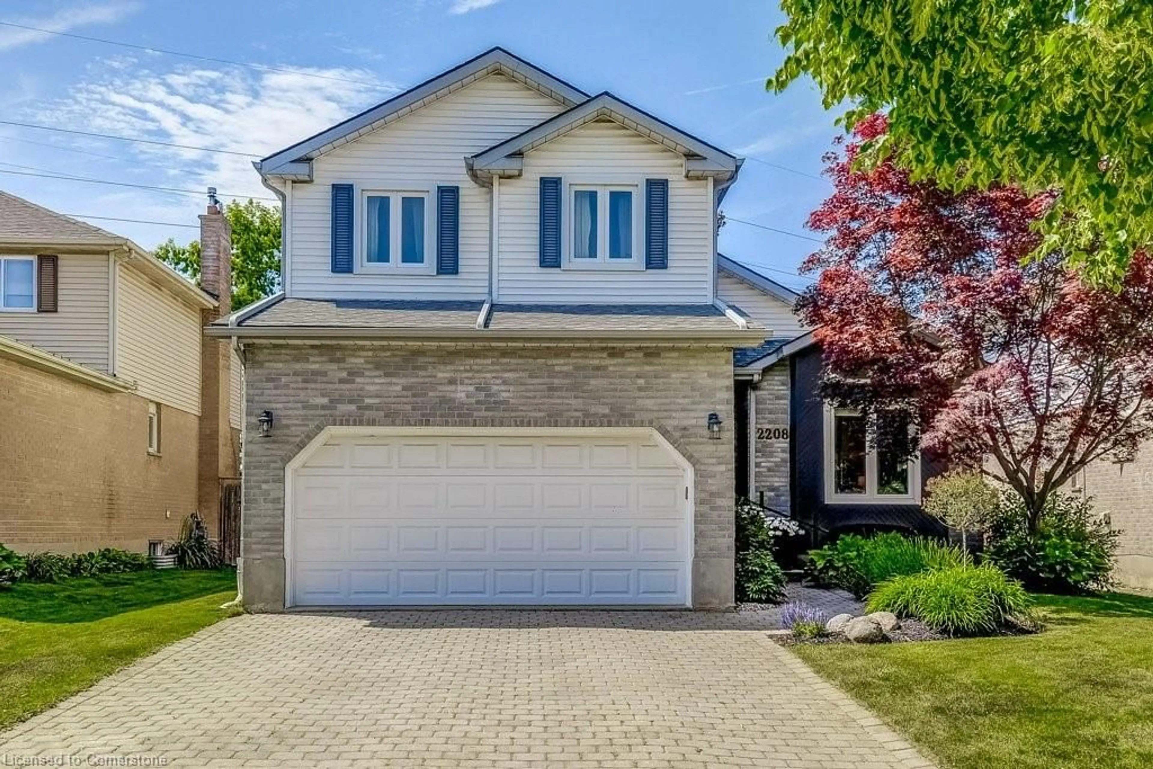 Home with brick exterior material, street for 2208 Heidi Ave, Burlington Ontario L7M 3W5