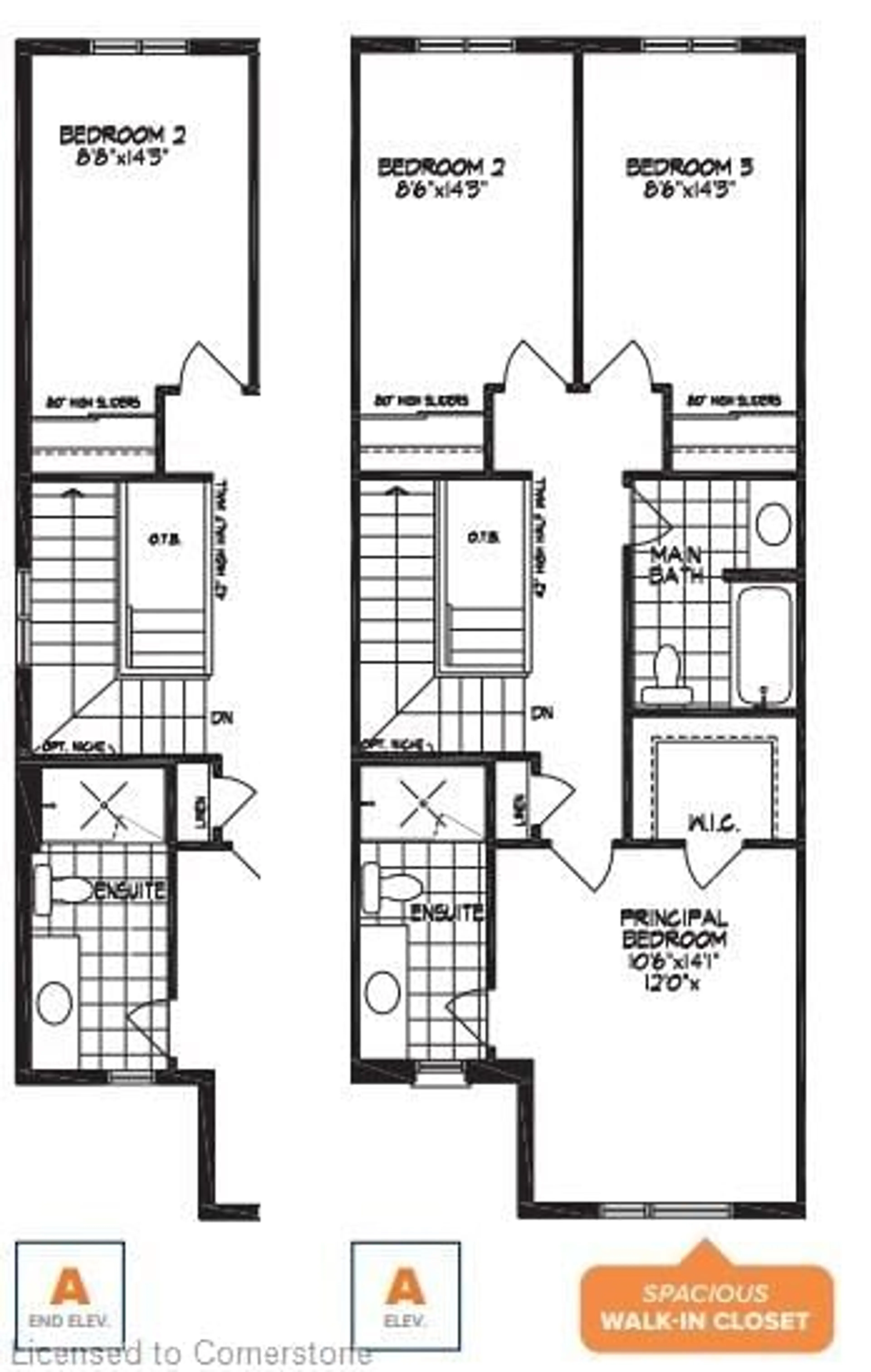 Floor plan for A110 Winter Wren Cres, Kitchener Ontario N2P 0K7