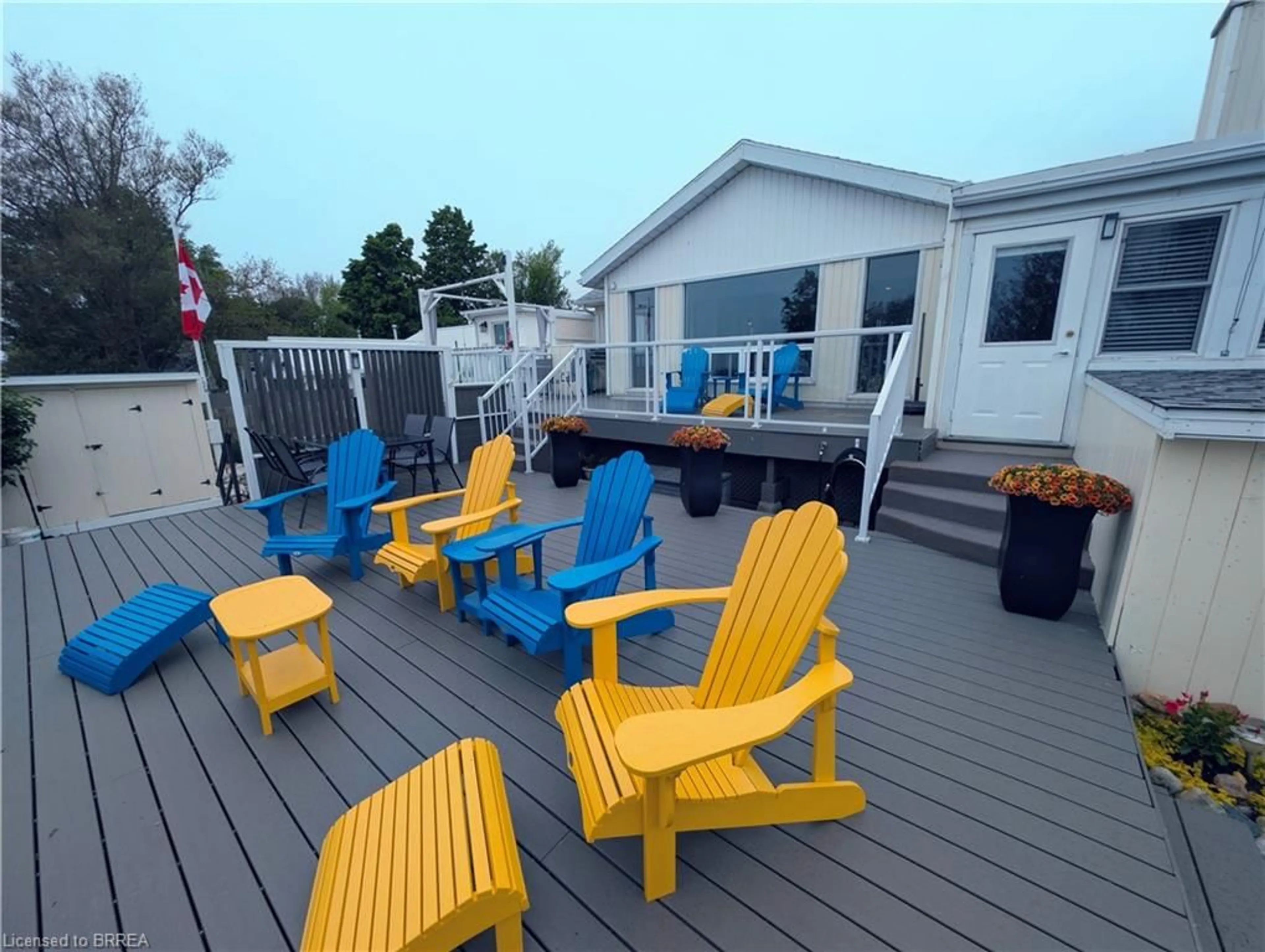 Patio, water/lake/river/ocean view for 18416 Erie Shore Dr, Blenheim Ontario N0P 1A0
