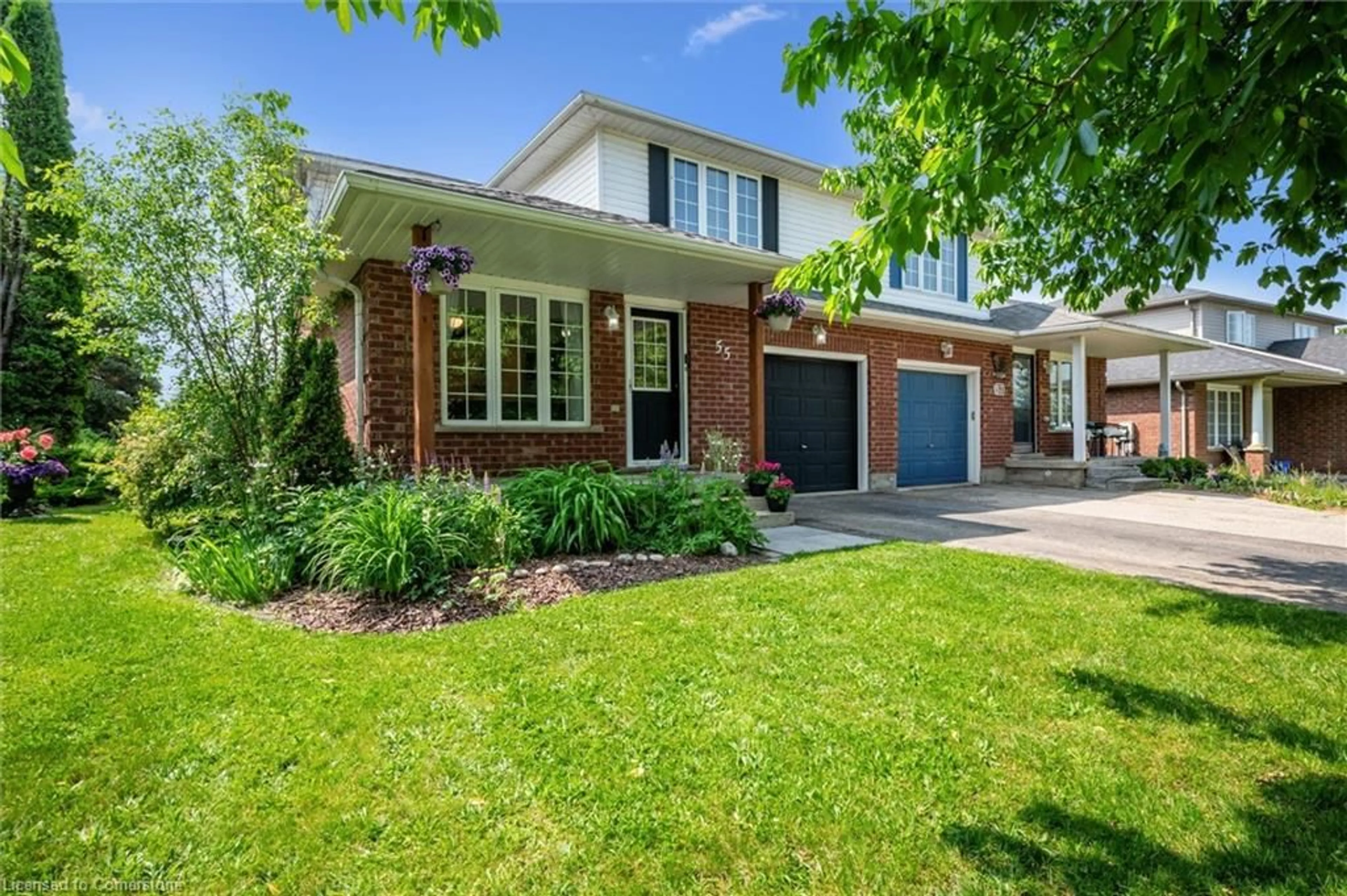Home with brick exterior material, street for 55 Schueller St, Kitchener Ontario N2K 3W2