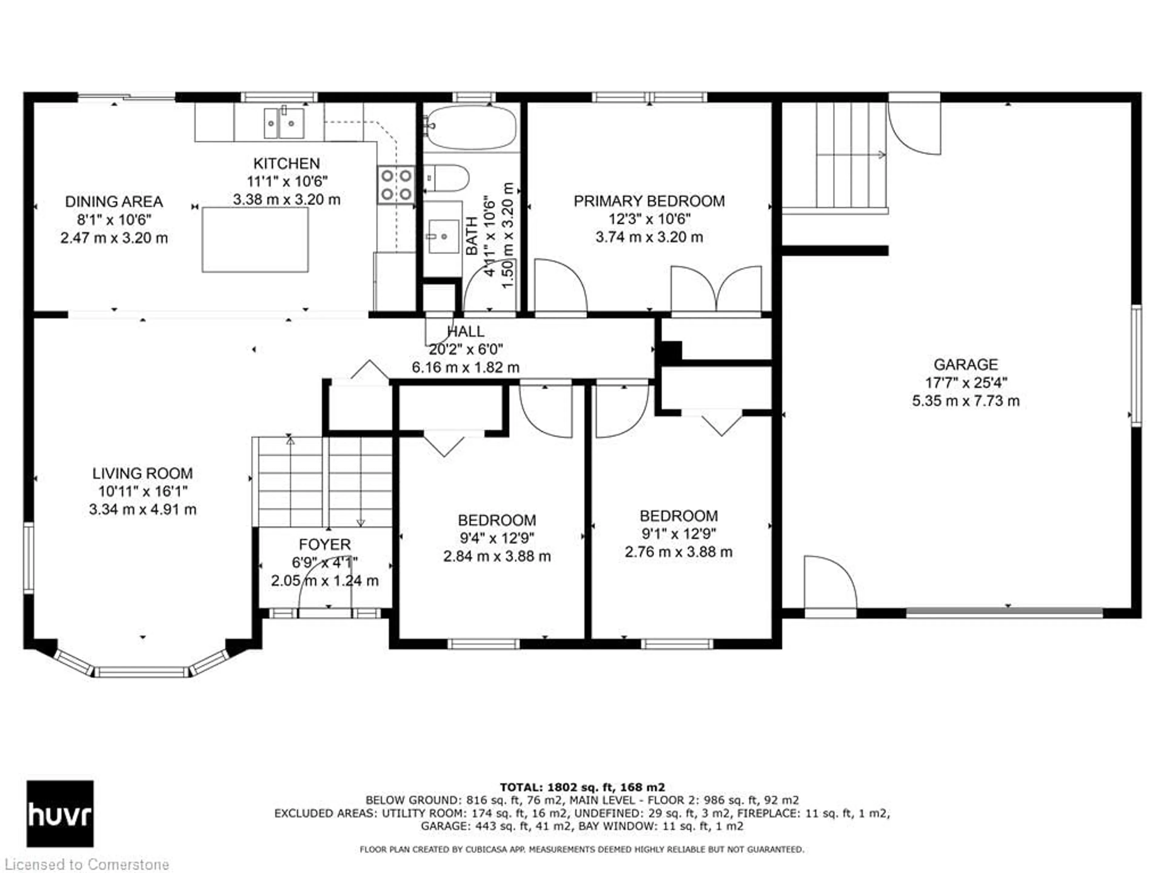 Floor plan for 123 Wade Rd, Smithville Ontario L0R 2A0