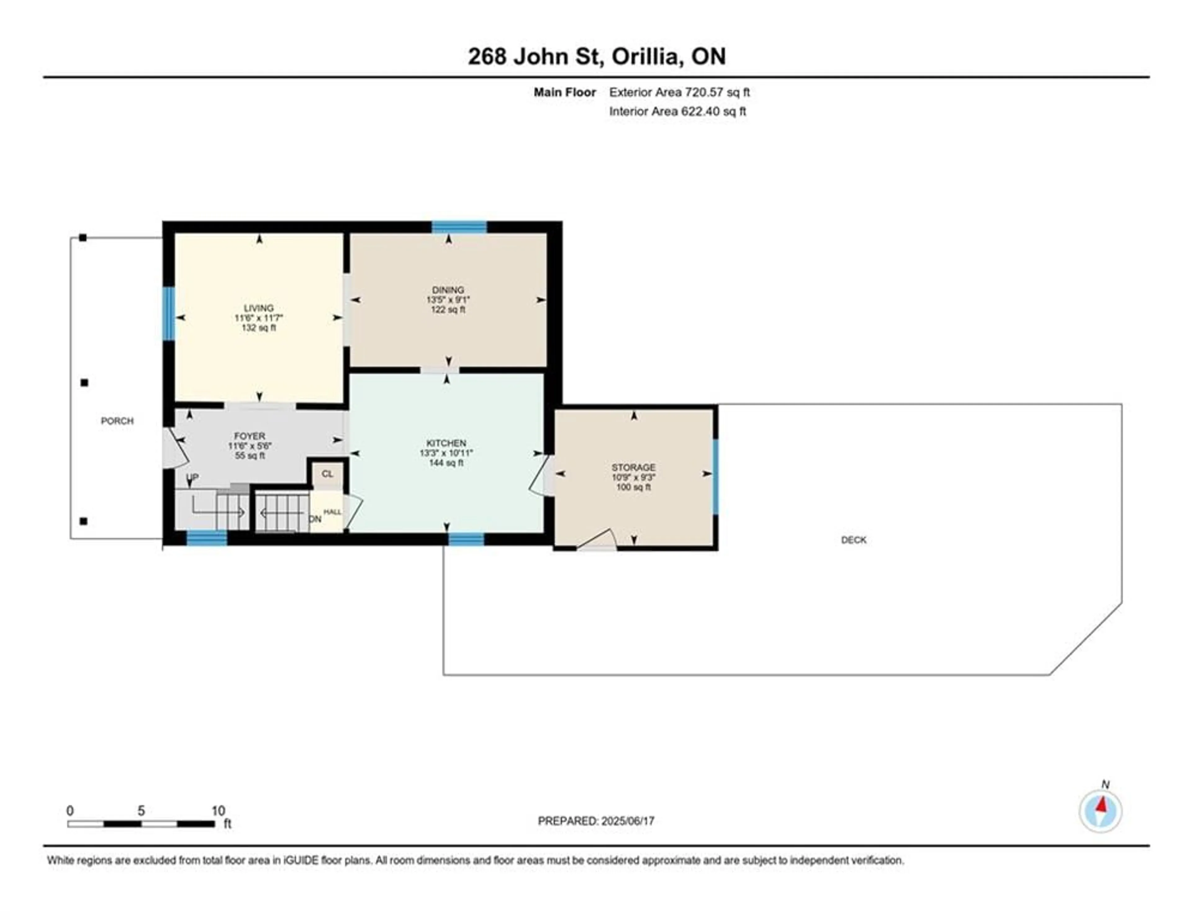 Floor plan for 268 John St, Orillia Ontario L3V 3H9