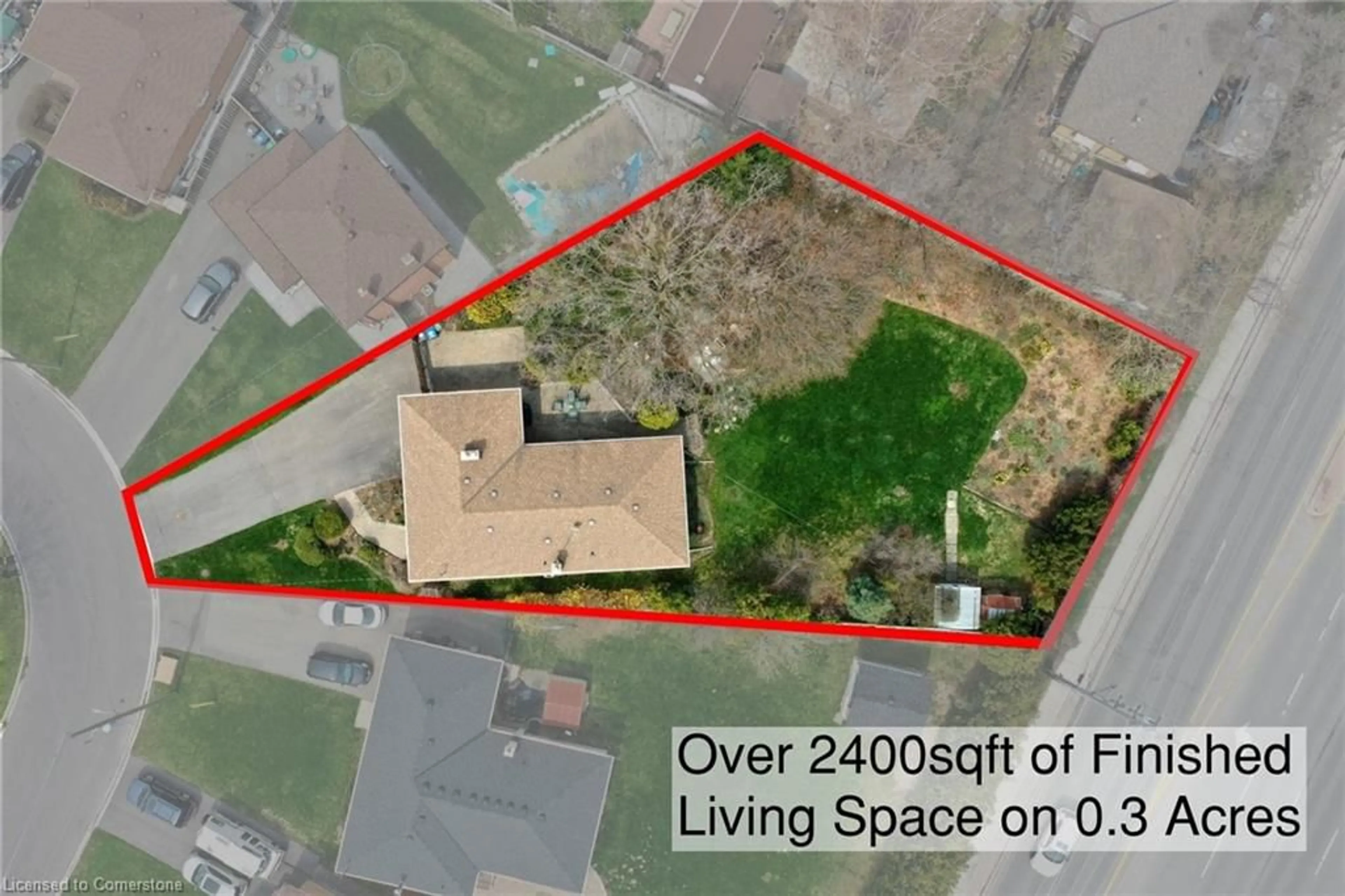 A pic from outside/outdoor area/front of a property/back of a property/a pic from drone, building for 10 Chestnut Ave, Brampton Ontario L6X 2A5