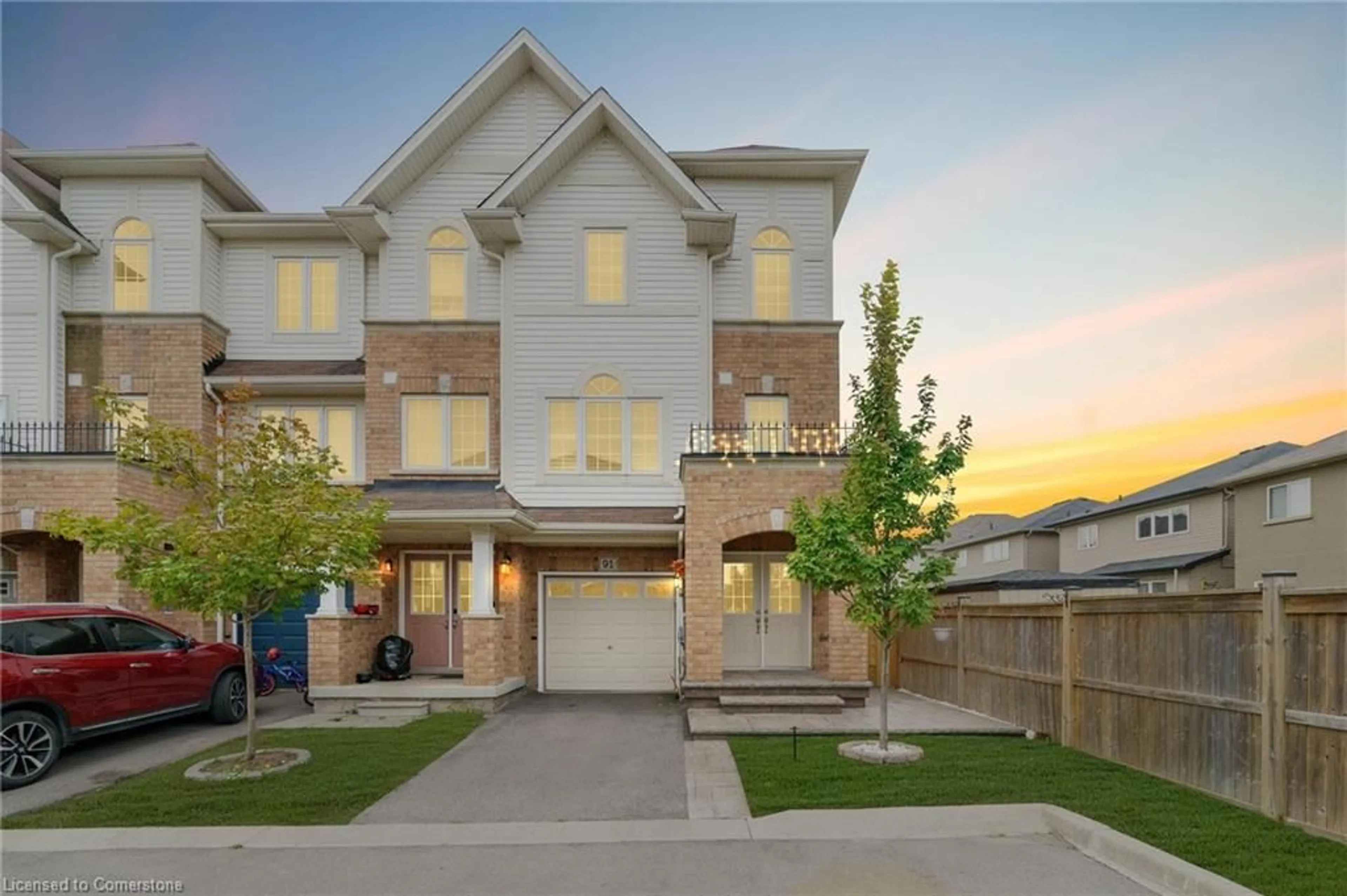 Home with brick exterior material, street for 91 Mayland Trail, Hamilton Ontario L8J 0G4
