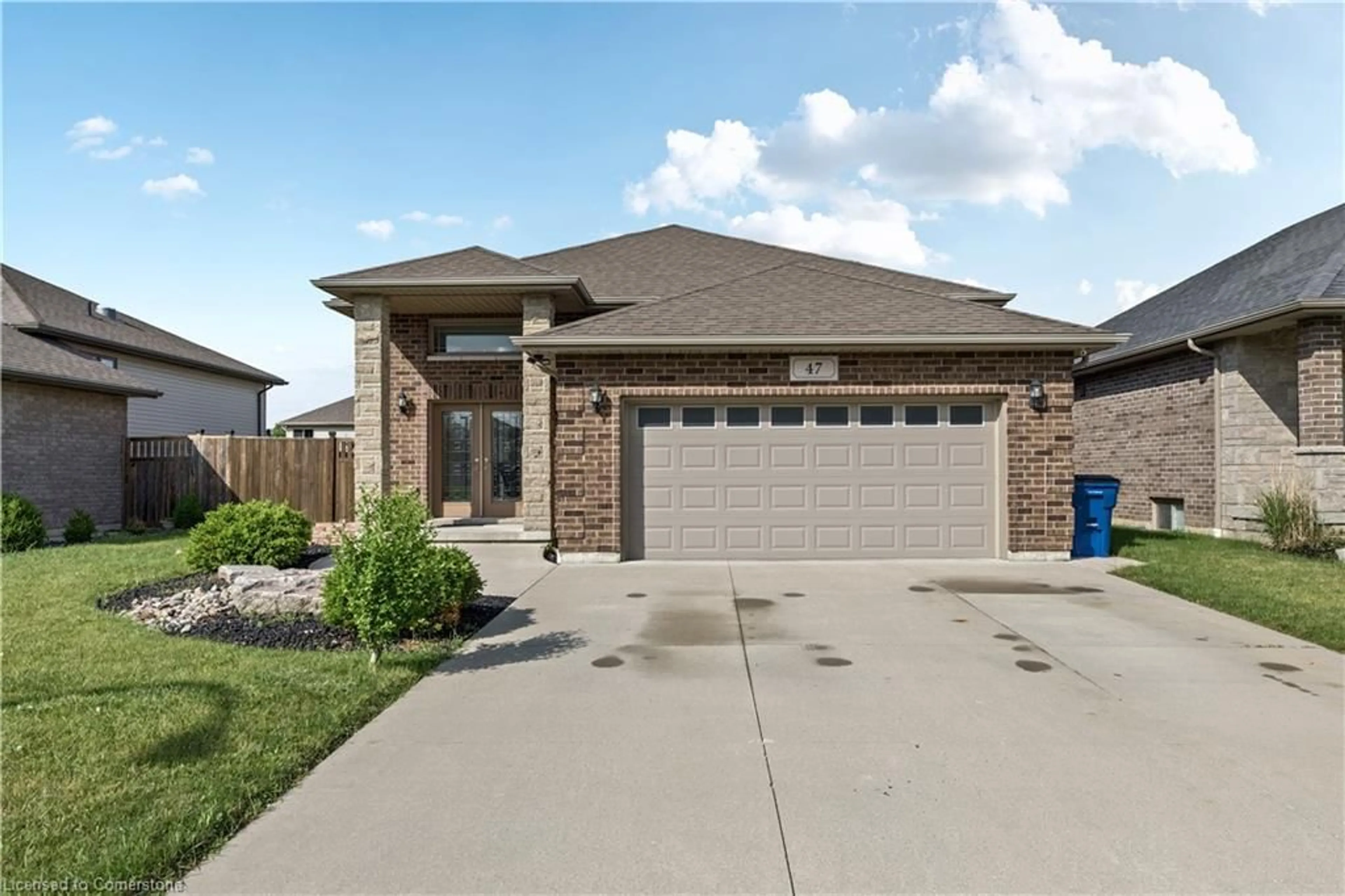 Home with brick exterior material, street for 47 Molengraaf Way, Chatham Ontario N7M 0A1