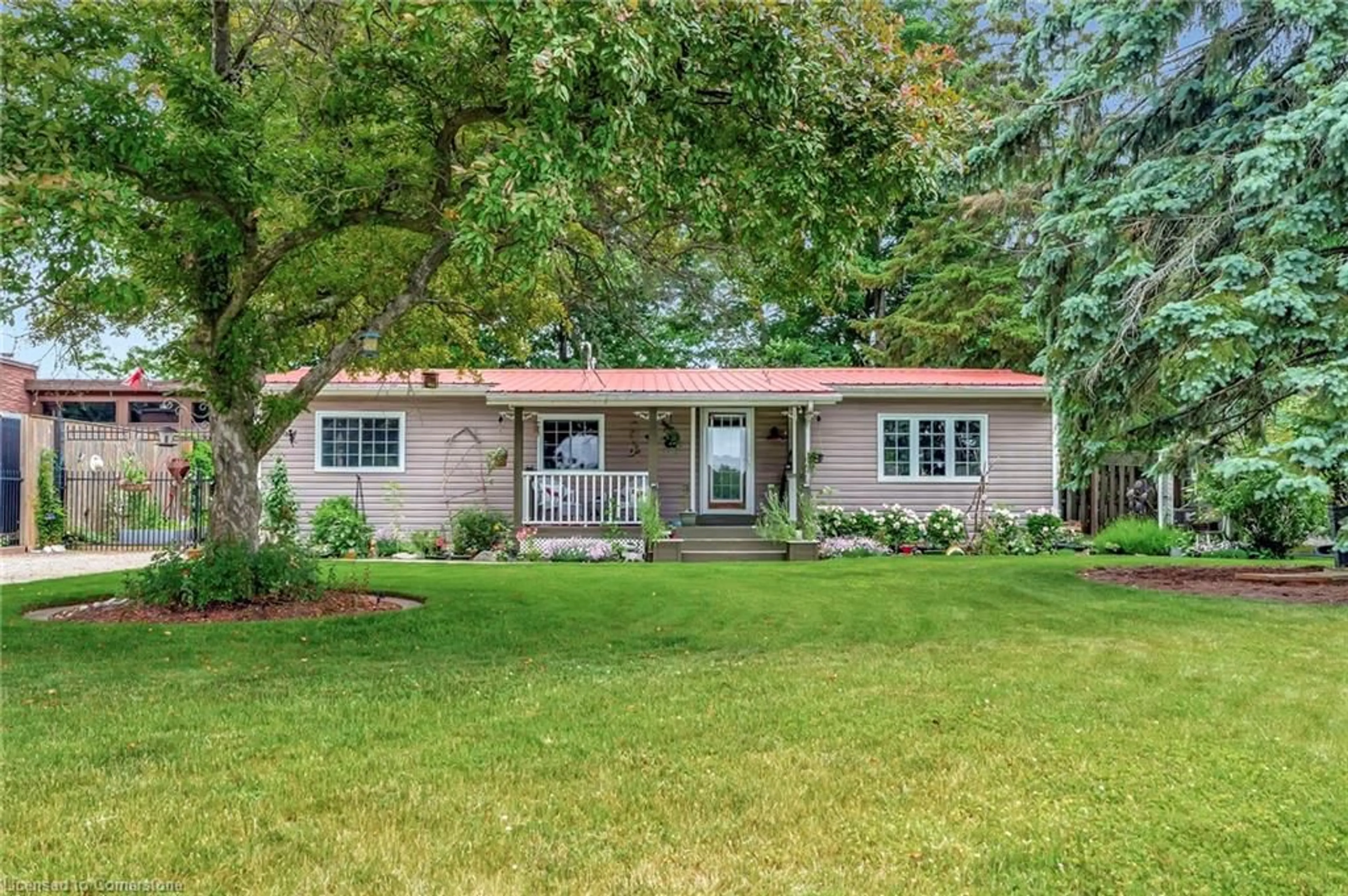 Home with vinyl exterior material, street for 806201 Oxford Rd #67, Innerkip Ontario N0J 1M0