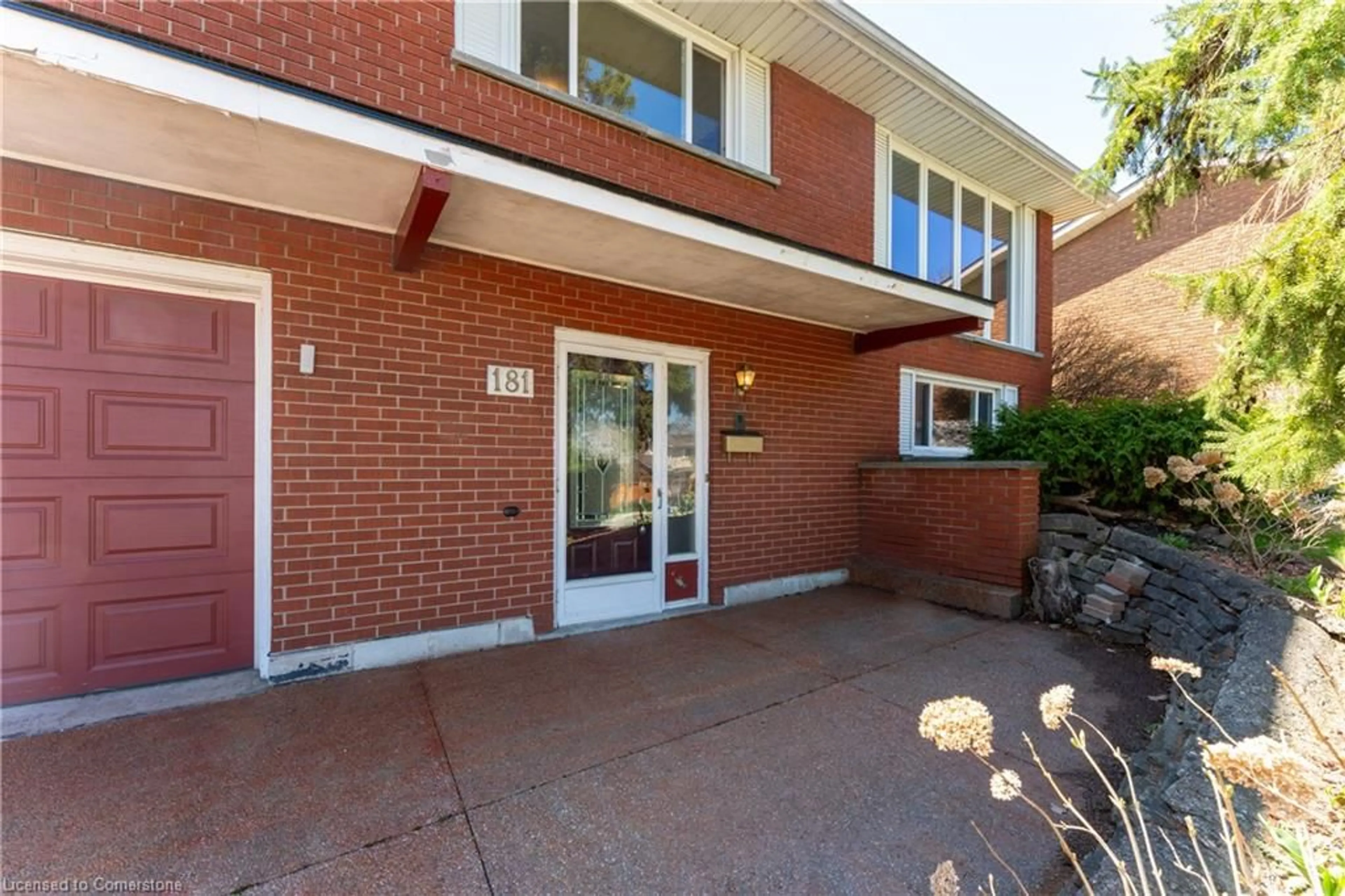 Home with brick exterior material, street for 181 Burrwood Dr, Hamilton Ontario L9C 3T3