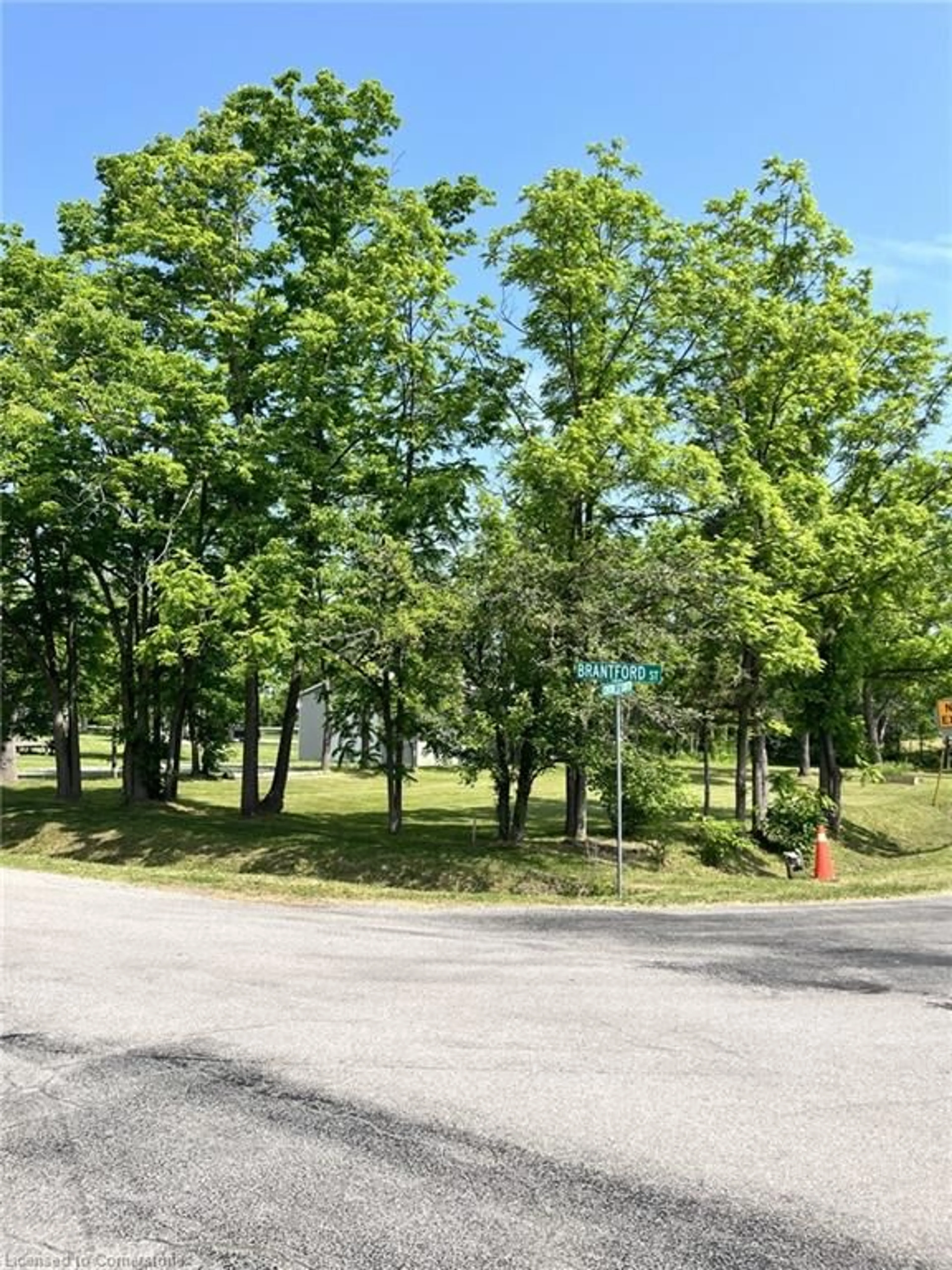 A pic from outside/outdoor area/front of a property/back of a property/a pic from drone, forest/trees view for LOT 5 Centre St, Brantford Ontario N3T 5L9