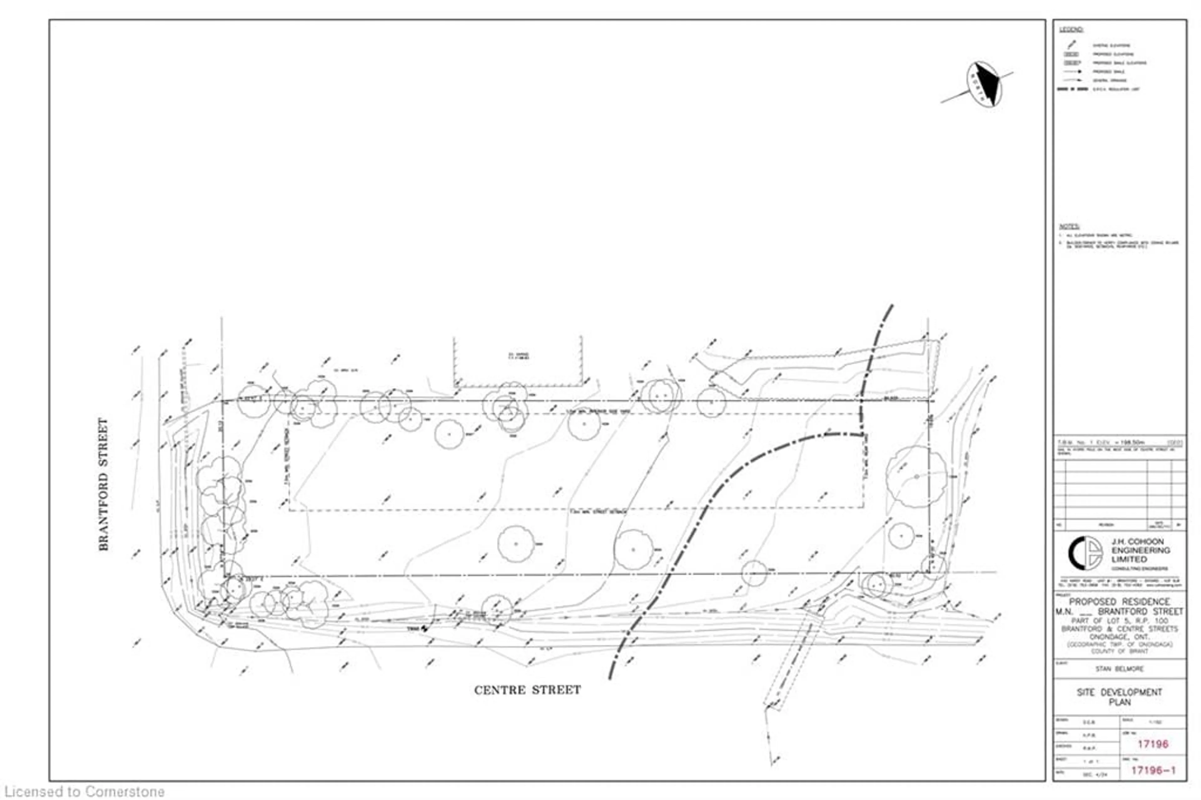 Floor plan for LOT 5 Centre St, Brantford Ontario N3T 5L9