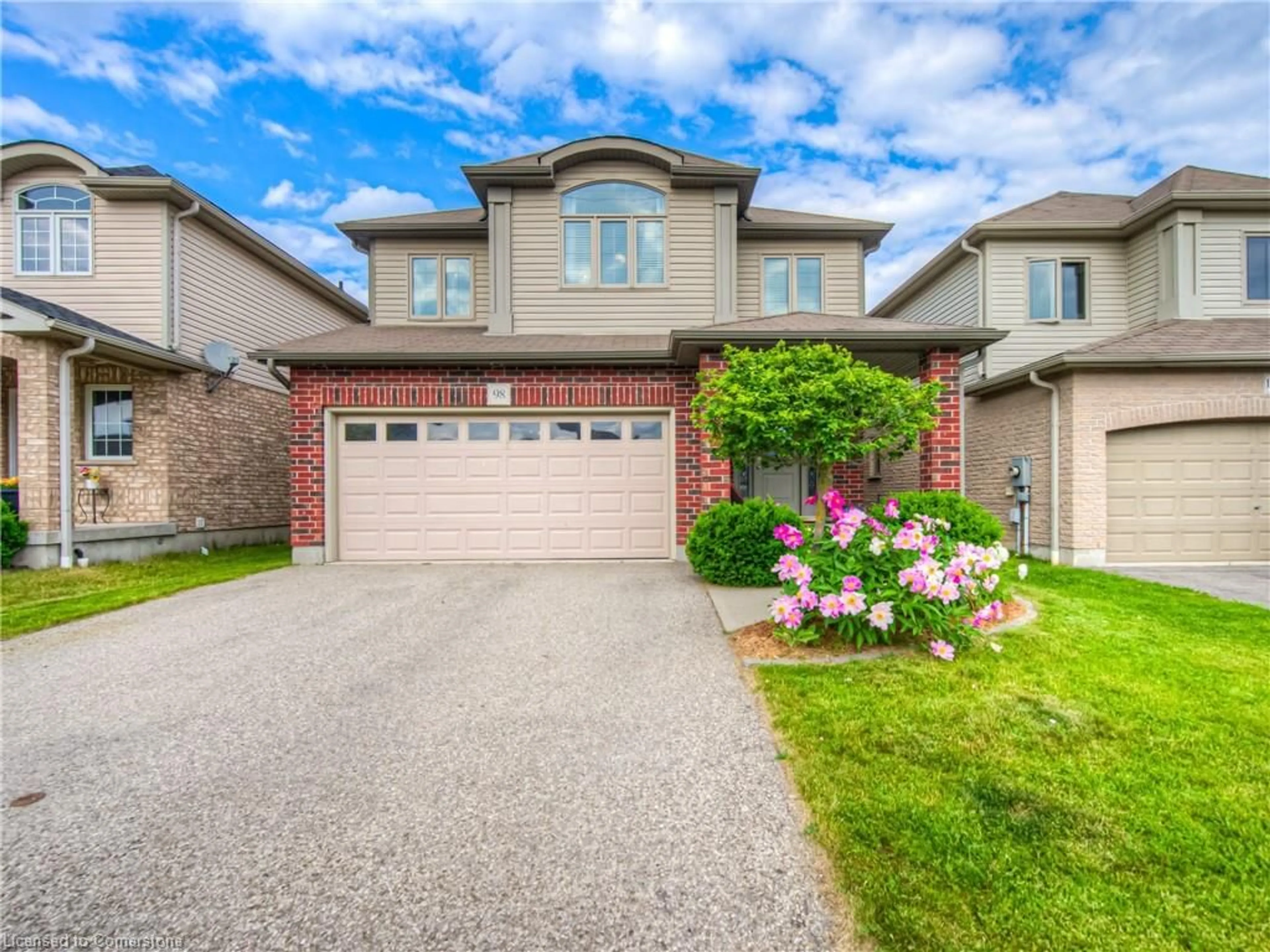 Home with brick exterior material, street for 98 Avery Cres, Breslau Ontario N0B 1M0