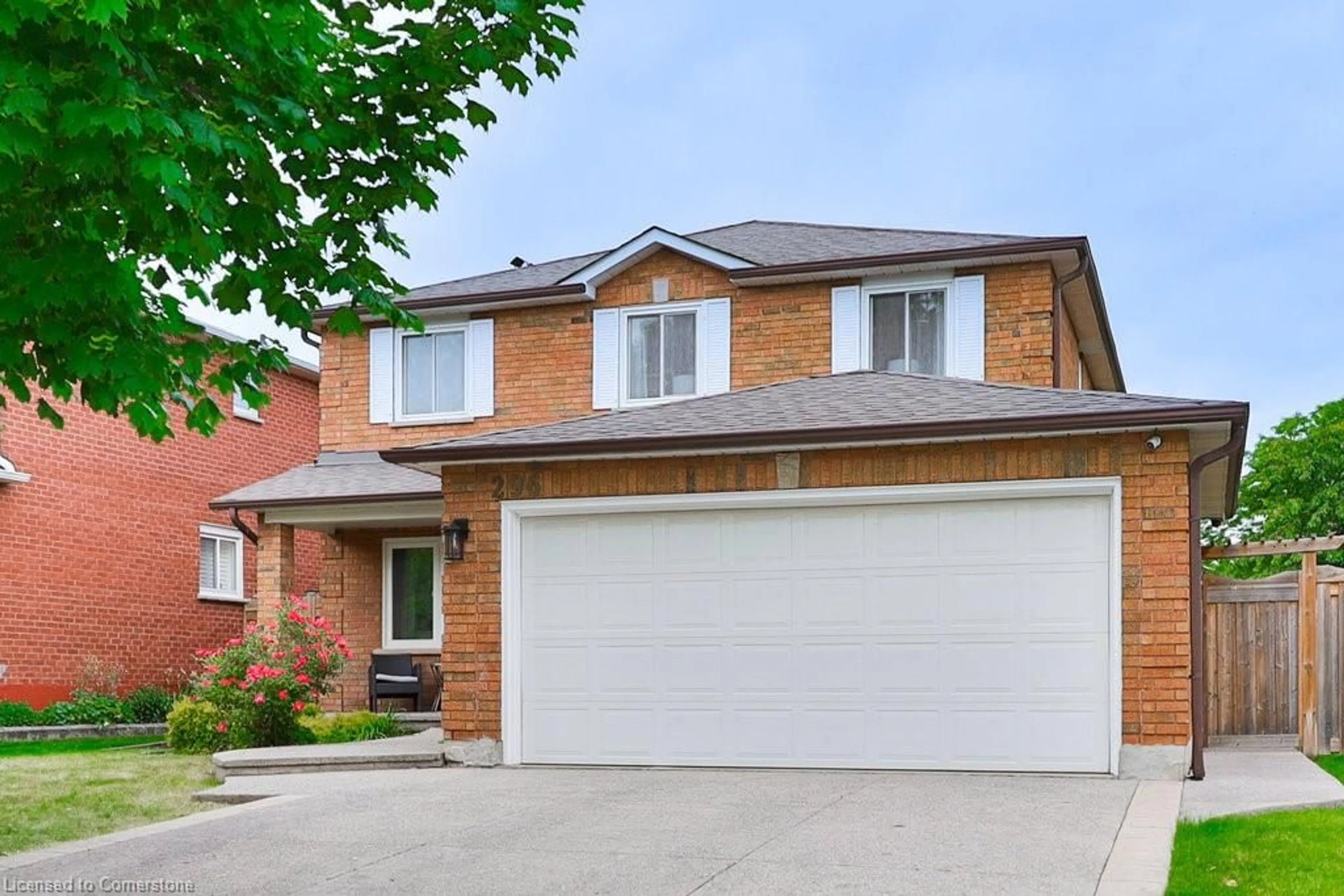Home with brick exterior material, street for 296 Evergreen Cres, Oakville Ontario L6H 4P5