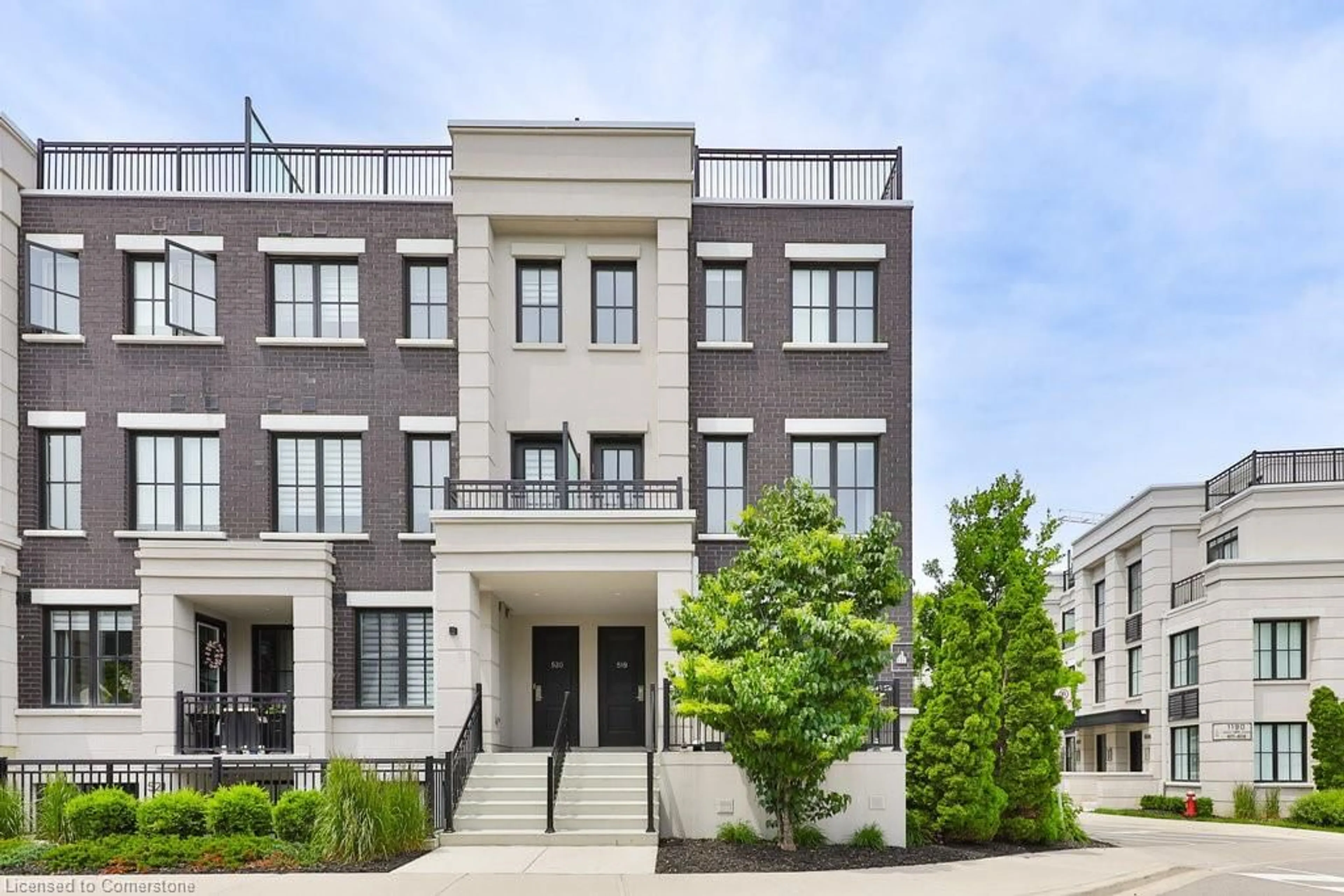 Home with brick exterior material, street for 657 Cricklewood Dr #519, Mississauga Ontario L5G 0B9