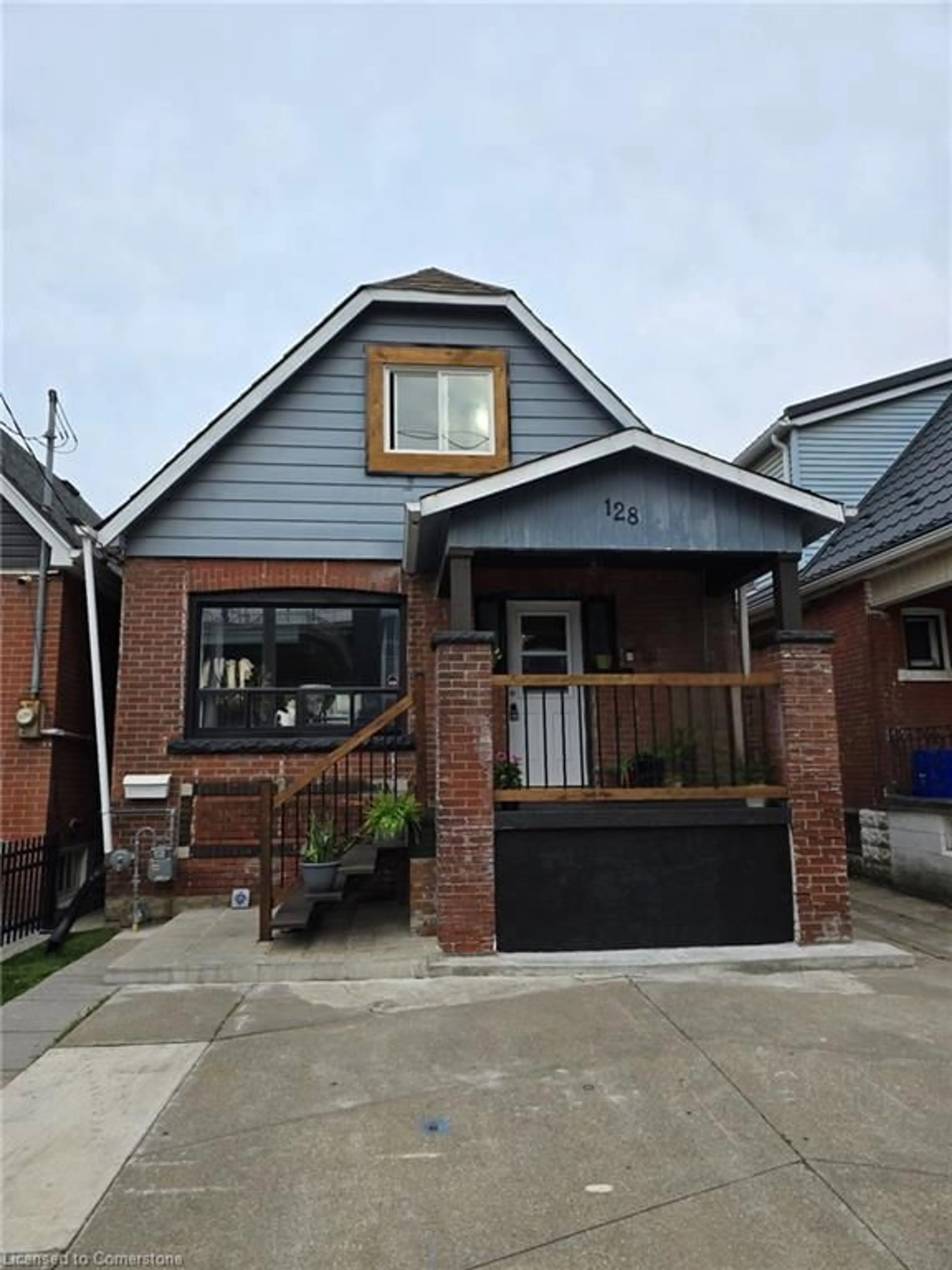 Home with brick exterior material, street for 128 Balsam Ave, Hamilton Ontario L8L 6Y3