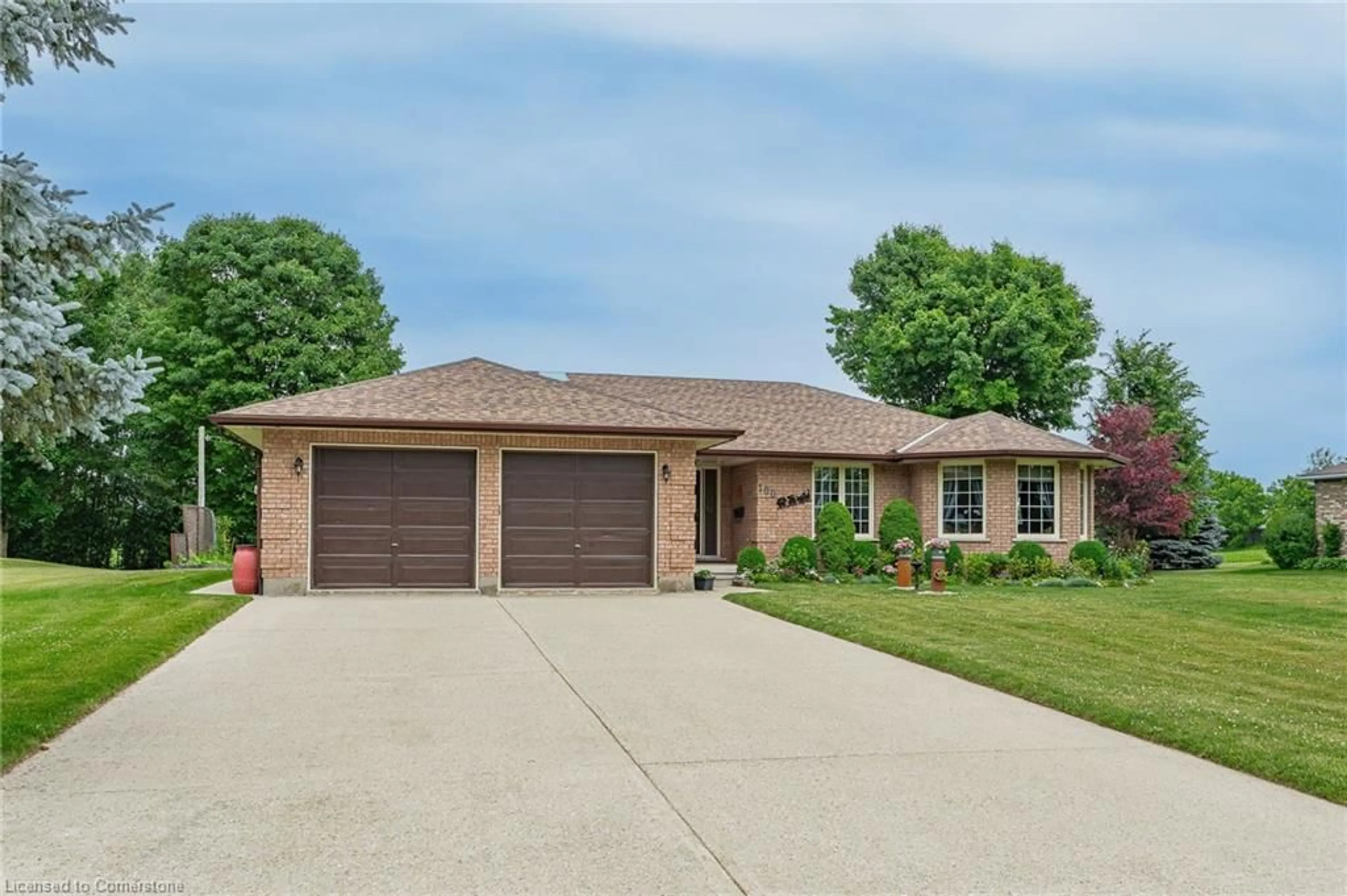 Home with brick exterior material, street for 100 Baird St, Bright Ontario N0J 1B0