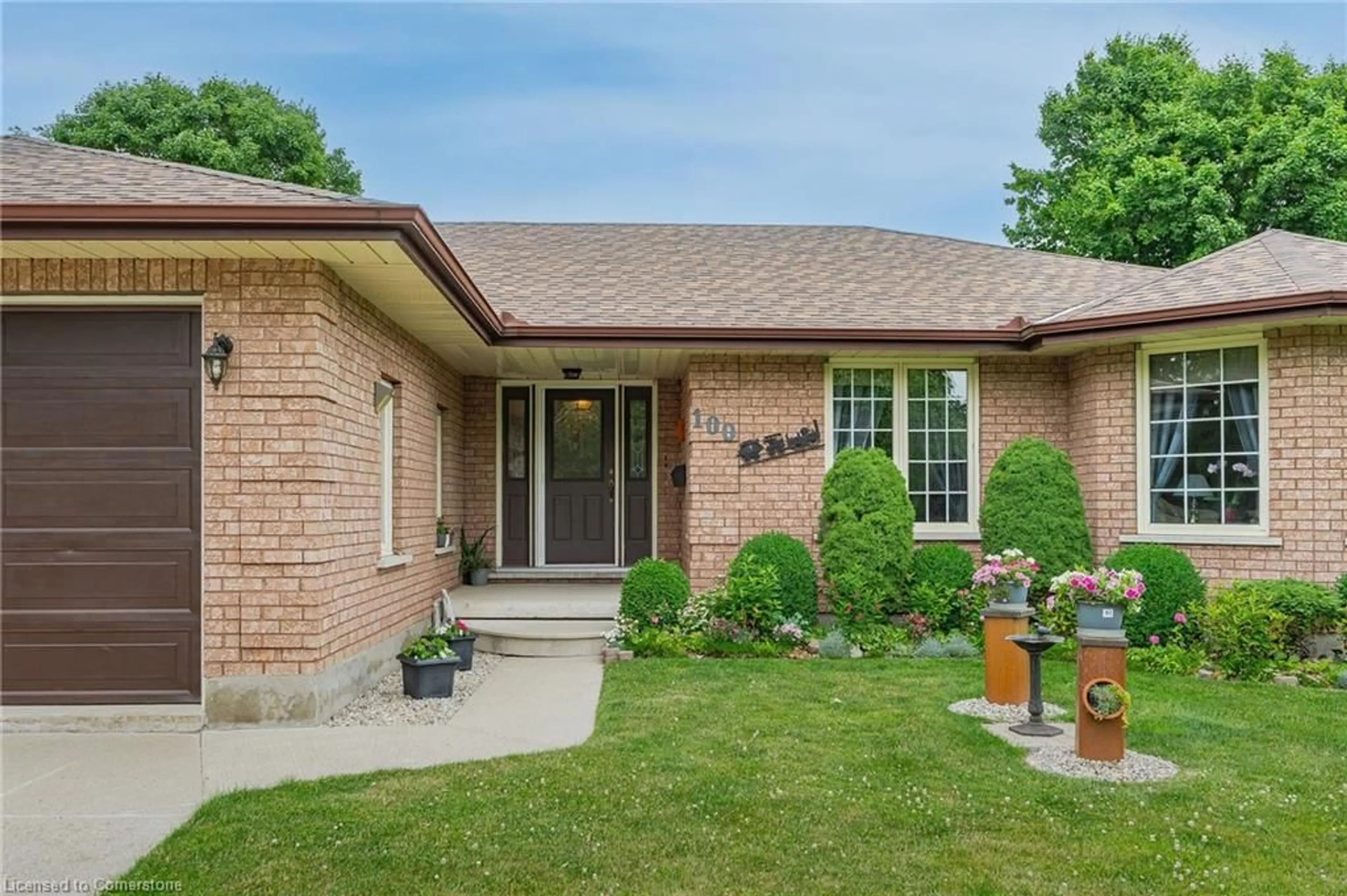 Home with brick exterior material, street for 100 Baird St, Bright Ontario N0J 1B0