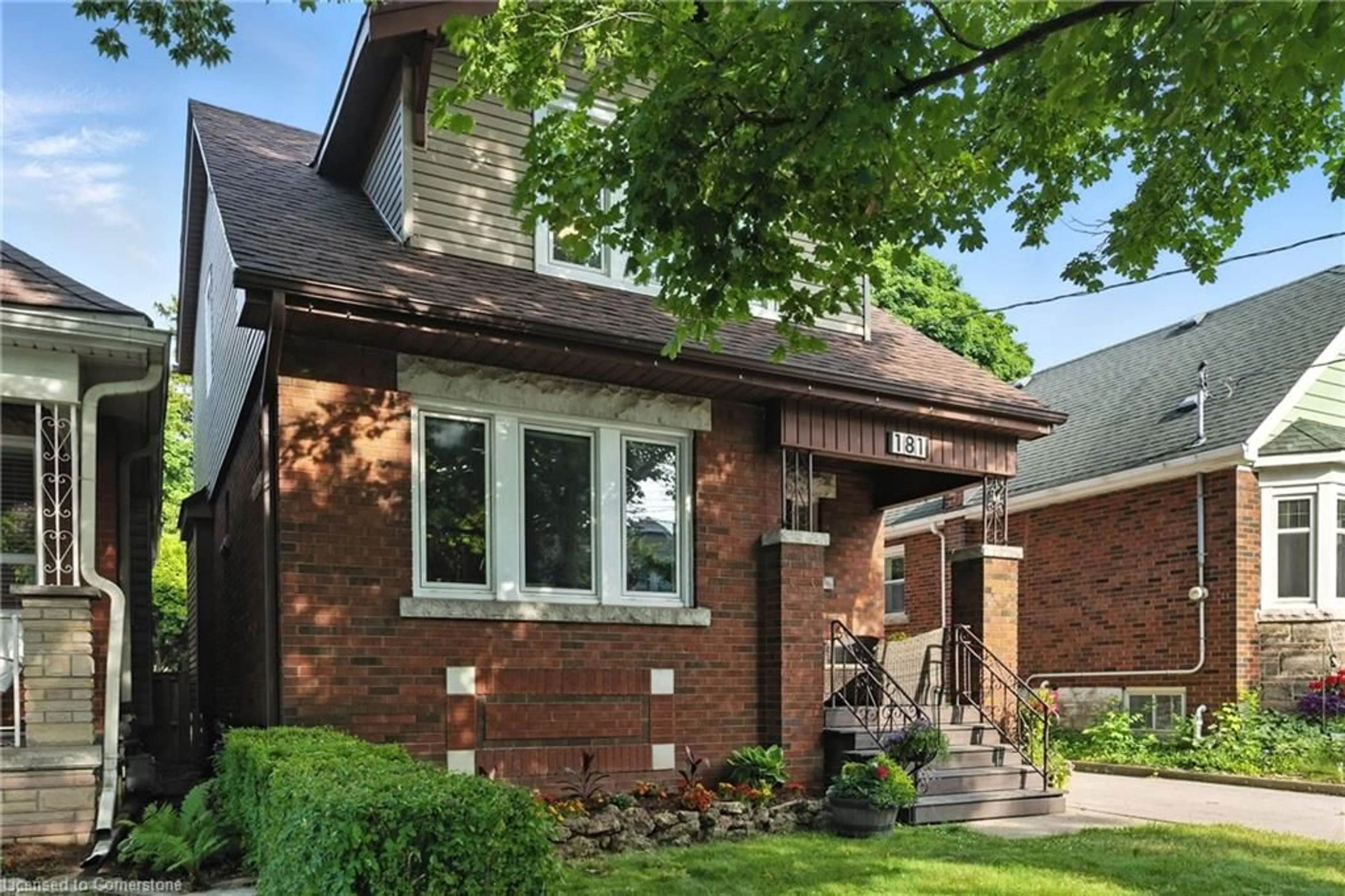 Home with brick exterior material, street for 181 London St, Hamilton Ontario L8K 2G8