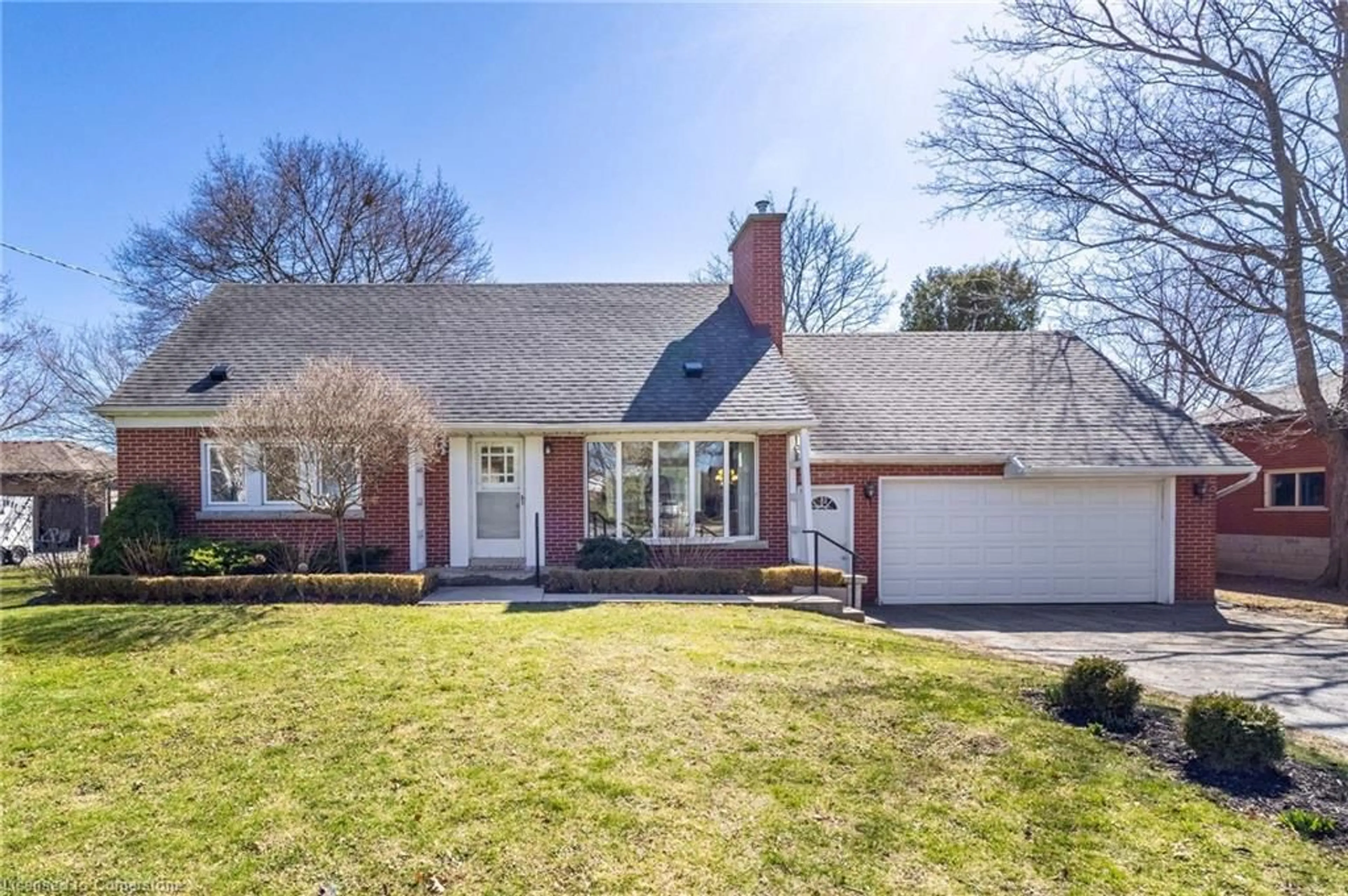 Home with brick exterior material, street for 9115 Airport Rd, Glanbrook Ontario L0R 1W0