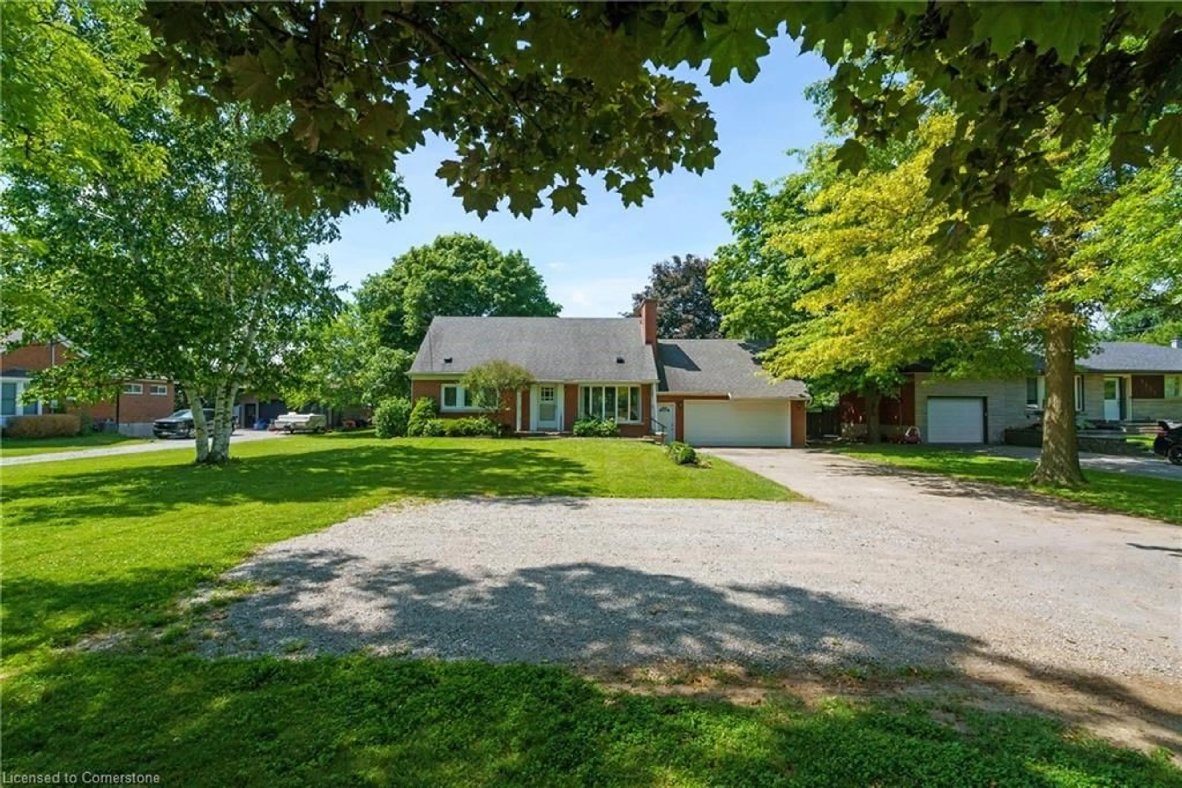A pic from outside/outdoor area/front of a property/back of a property/a pic from drone, street for 9115 Airport Rd, Glanbrook Ontario L0R 1W0