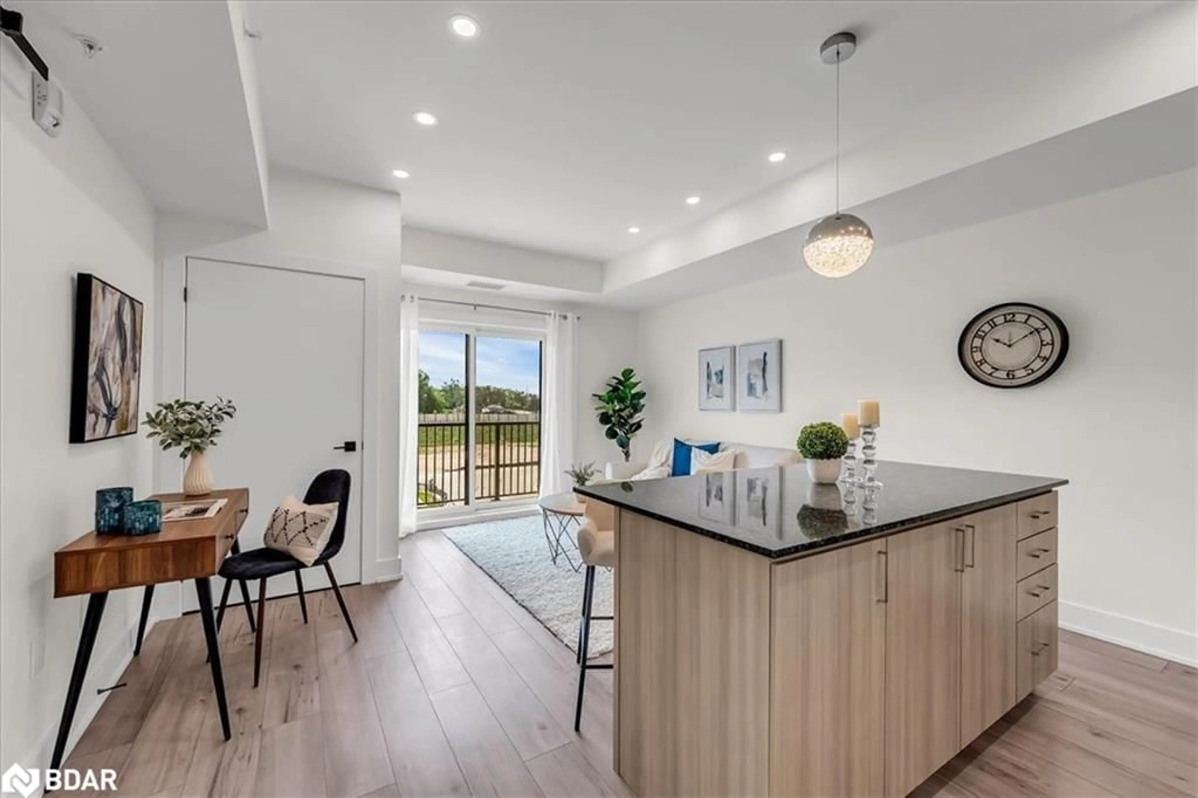 Open concept kitchen, unknown for 8 Culinary Lane Lane #410, Barrie Ontario L9J 0T2