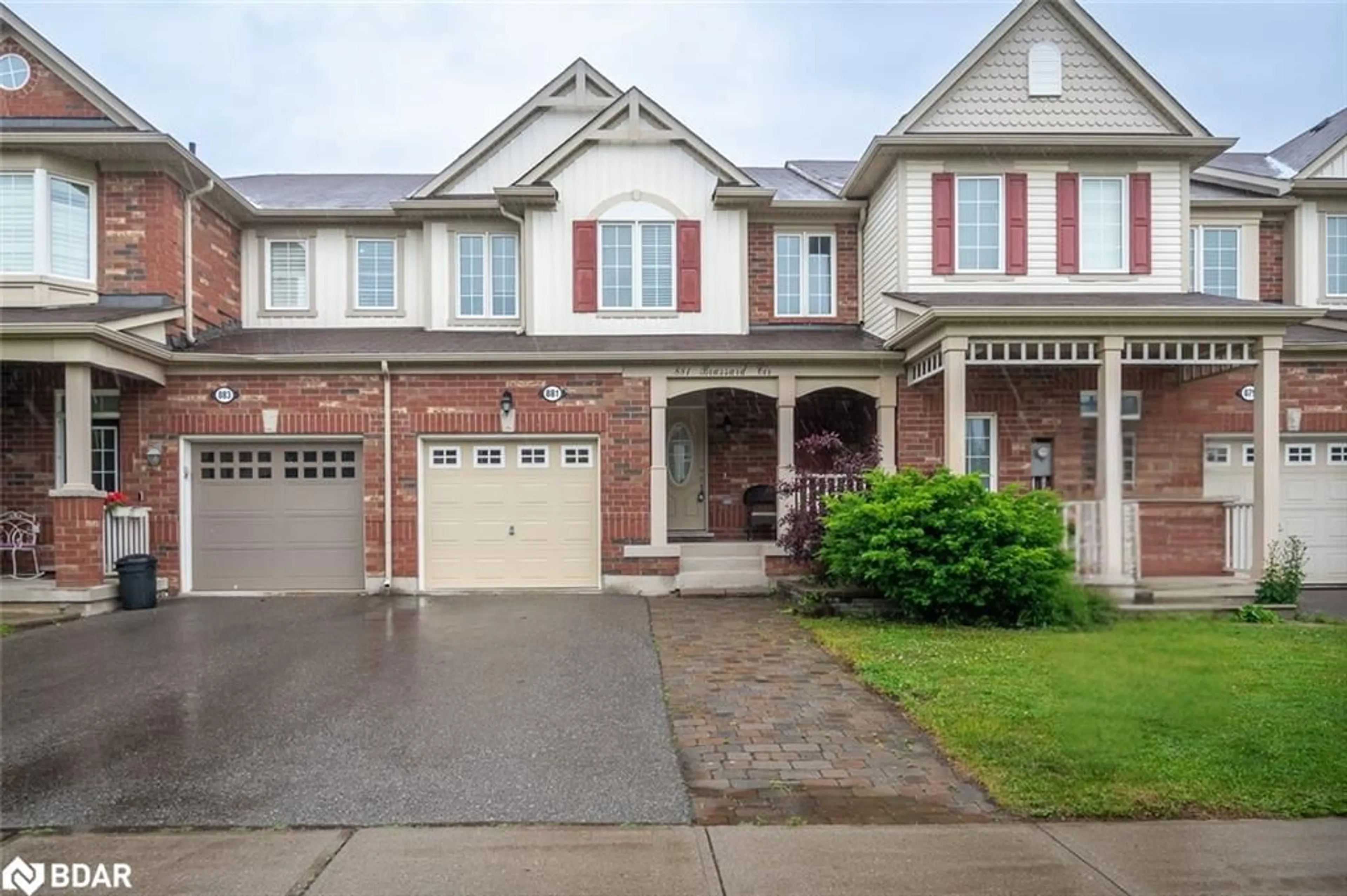 Home with brick exterior material, street for 881 Brassard Cir, Milton Ontario L9T 8E2