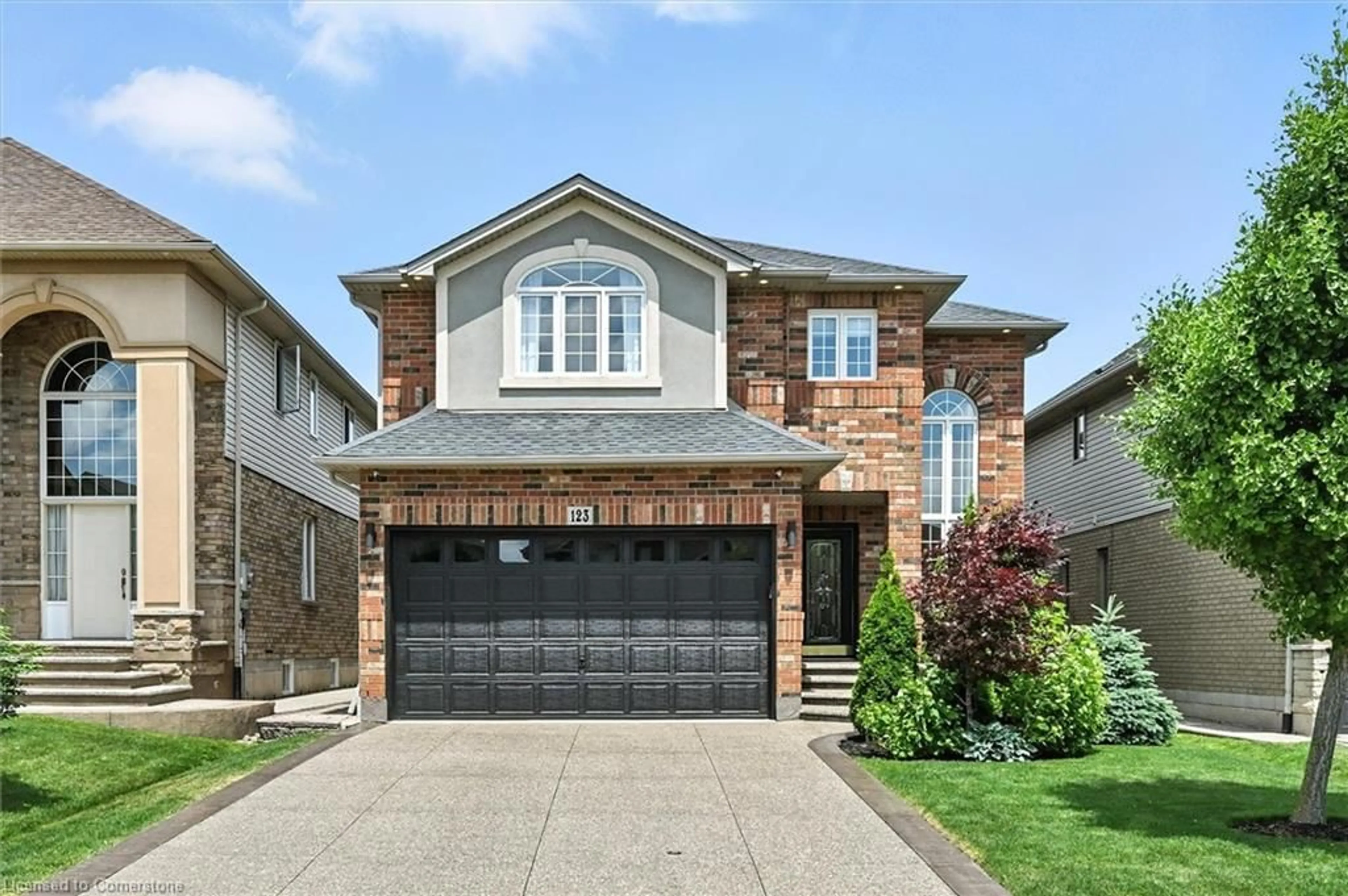 Home with brick exterior material, street for 123 Armour Cres, Ancaster Ontario L9K 1R9