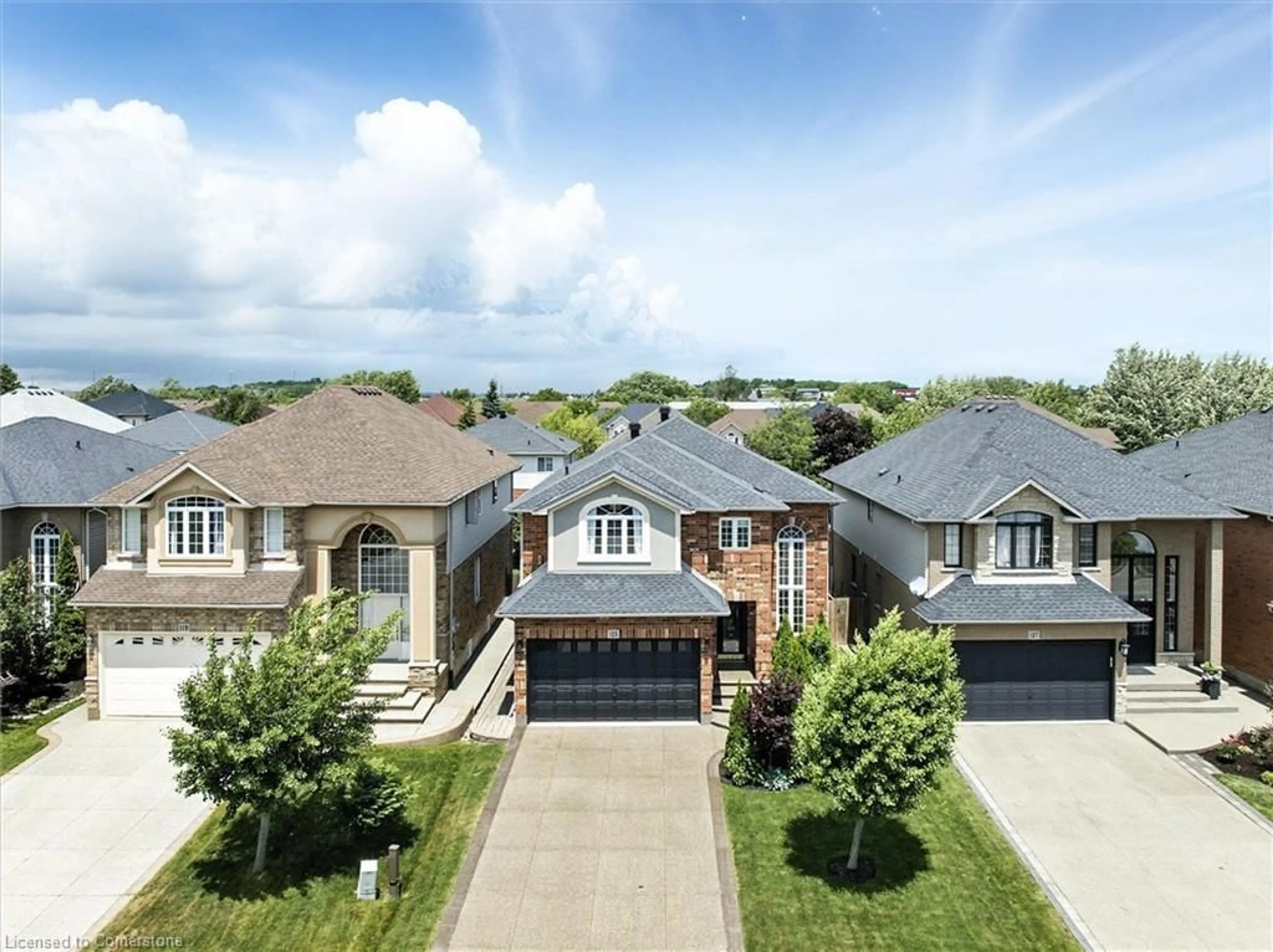 A pic from outside/outdoor area/front of a property/back of a property/a pic from drone, street for 123 Armour Cres, Ancaster Ontario L9K 1R9
