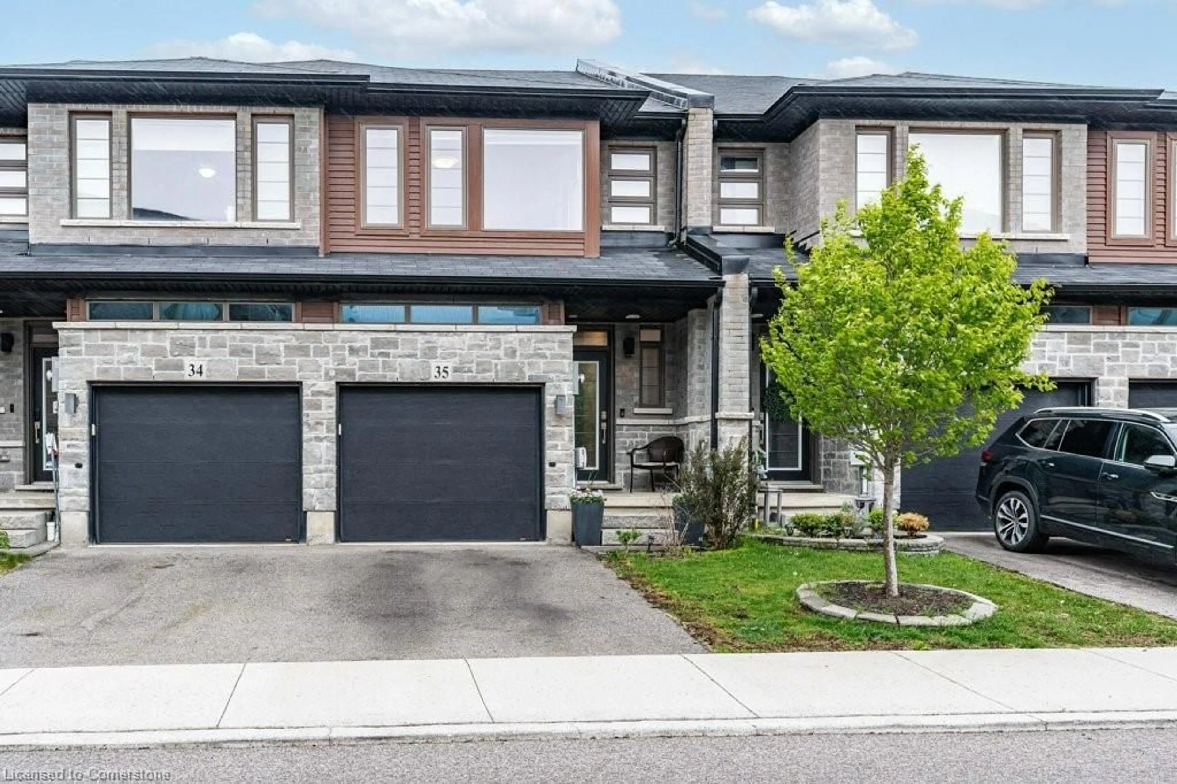 Home with brick exterior material, street for 30 Times Square Blvd #35, Stoney Creek Ontario L8J 0L8