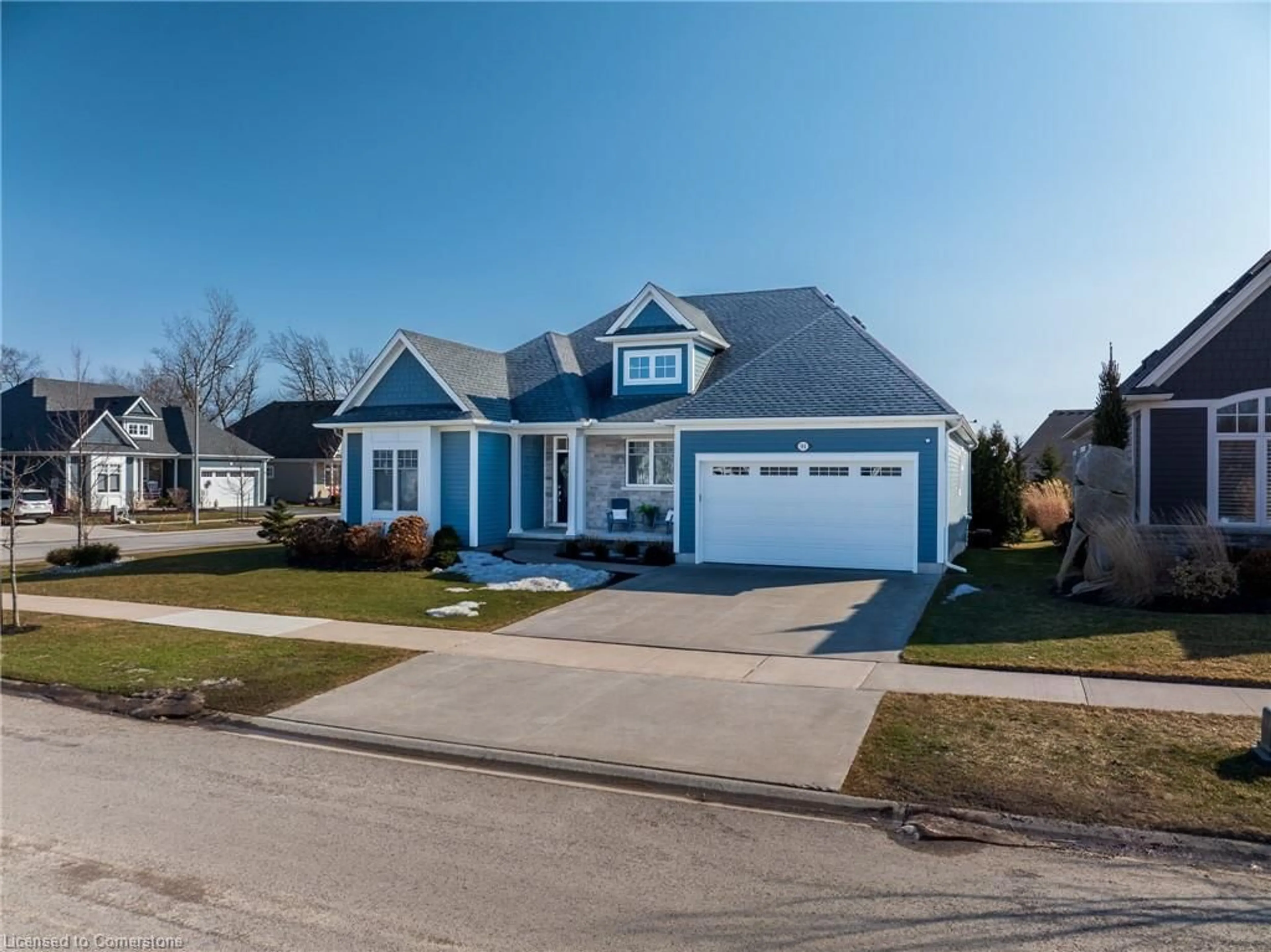Home with vinyl exterior material, street for 91 Butlers Dr, Ridgeway Ontario L0S 1N0