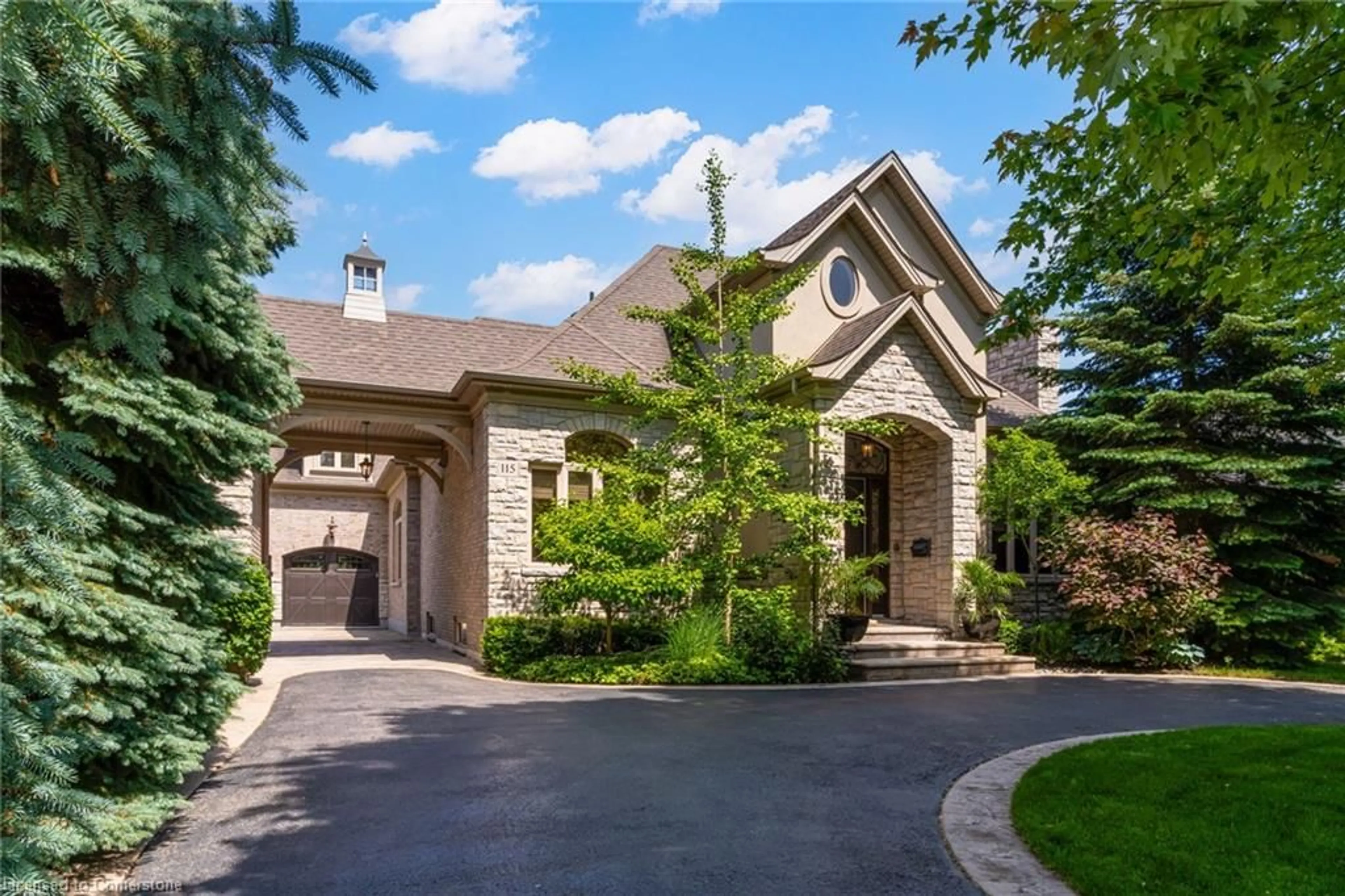 Home with brick exterior material, street for 115 Rosemary Lane, Ancaster Ontario L9G 2K4